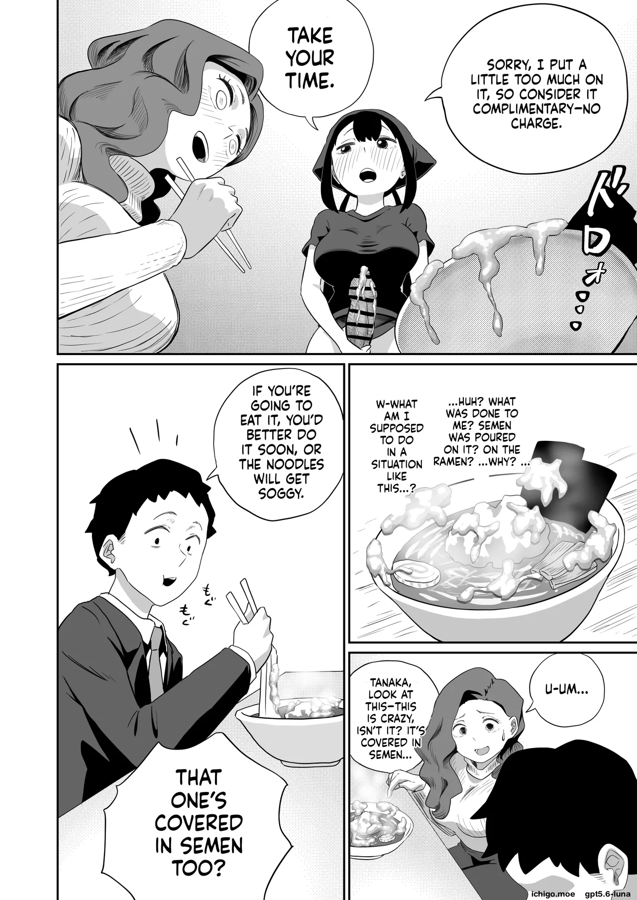 Excuse Me!! There’s A Dick In My Ramen...!! That Makes Two Of Them. page 41