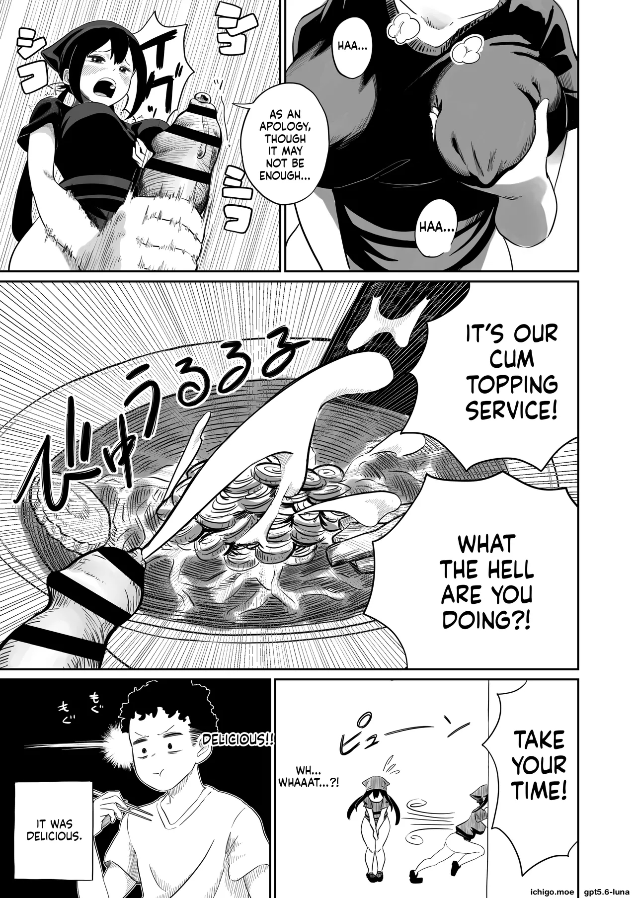 Excuse Me!! There’s A Dick In My Ramen...!! That Makes Two Of Them. page 6