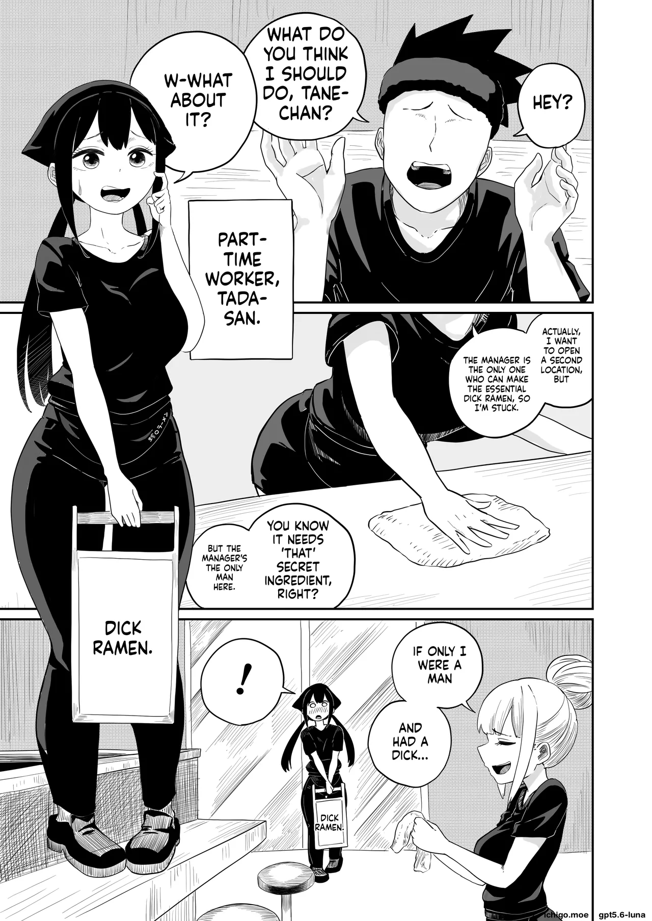 Excuse Me!! There’s A Dick In My Ramen...!! That Makes Two Of Them. page 8