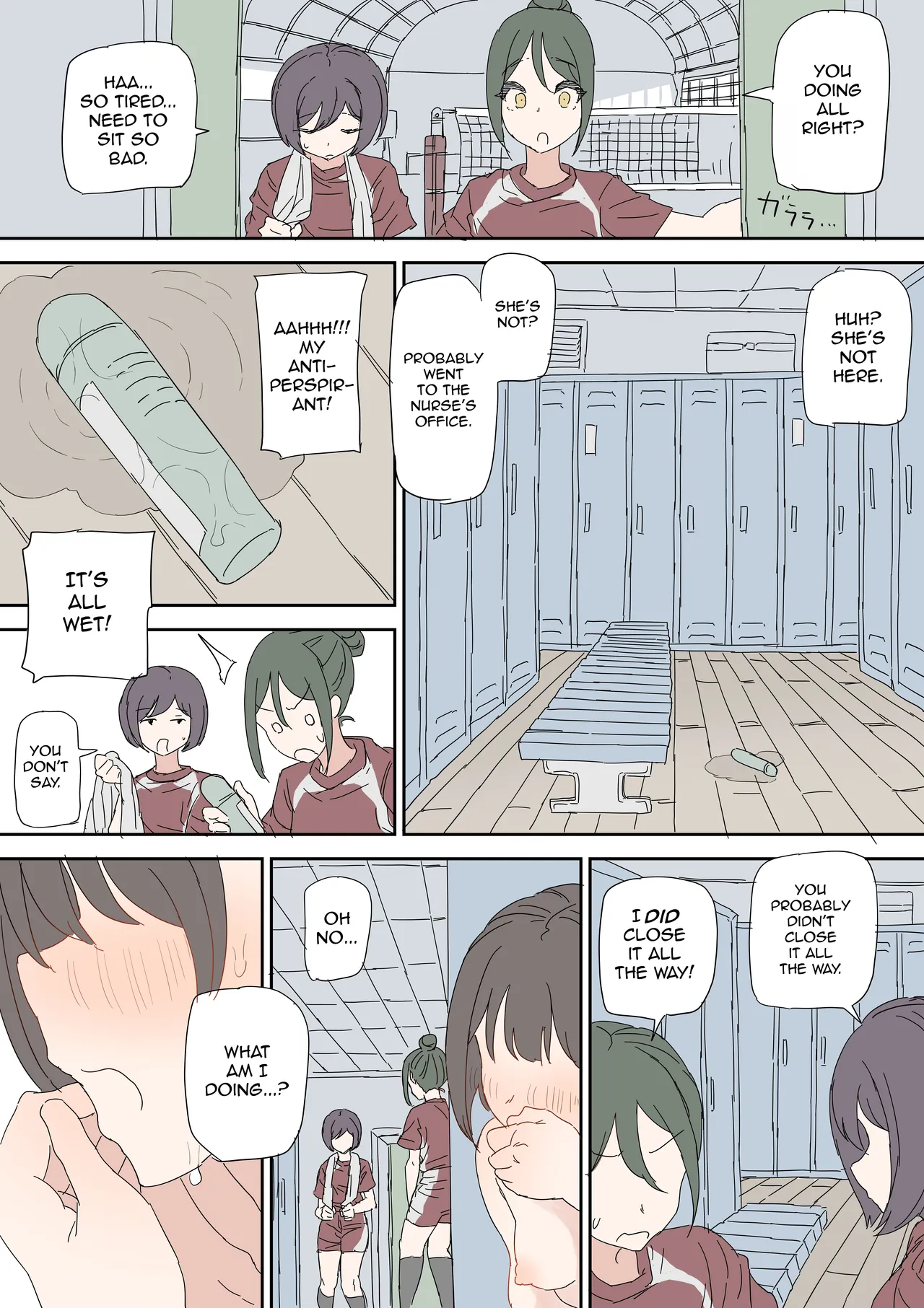 Exhibitionist Masturbation At School page 16