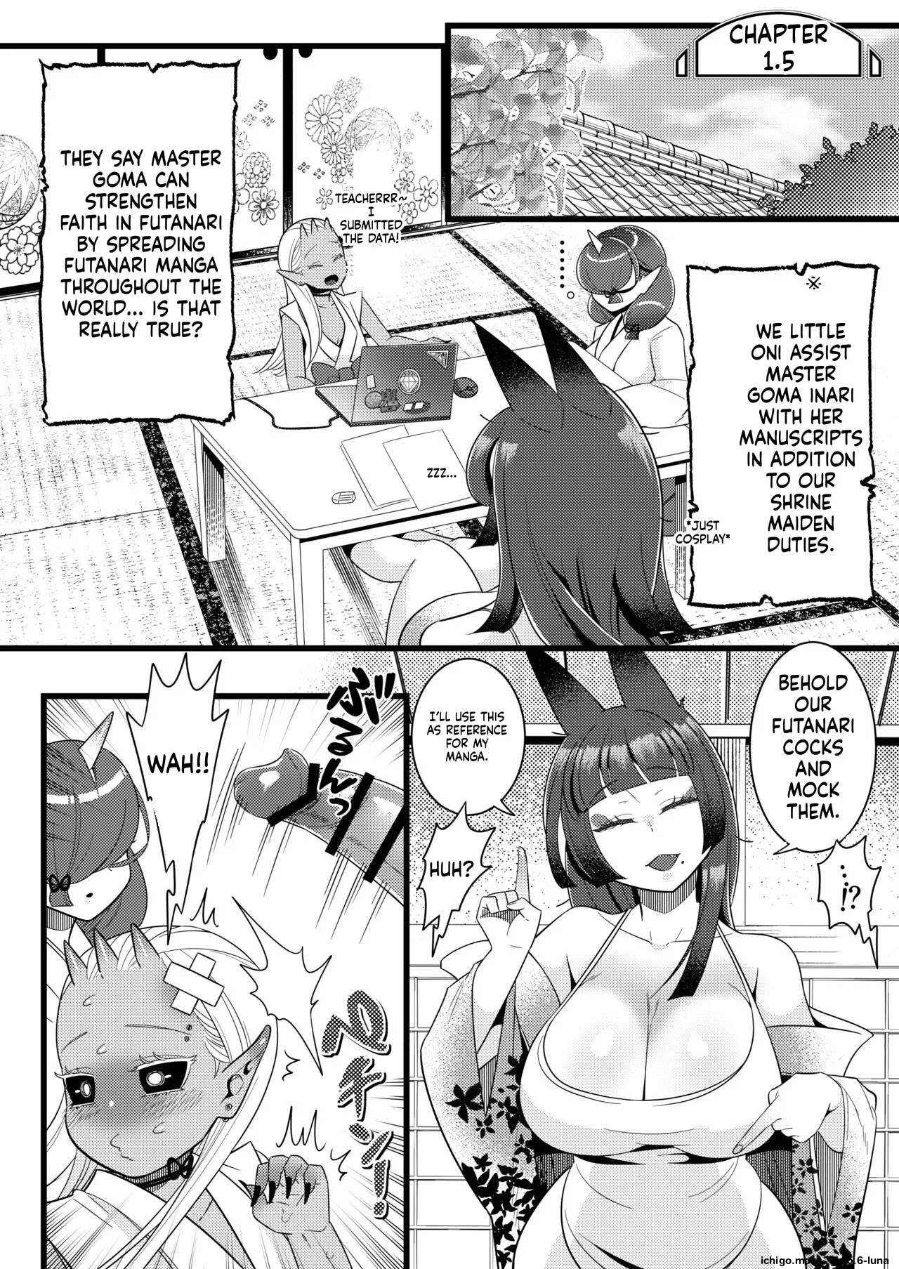 Futanari Kizaseba Oni Urara page 17