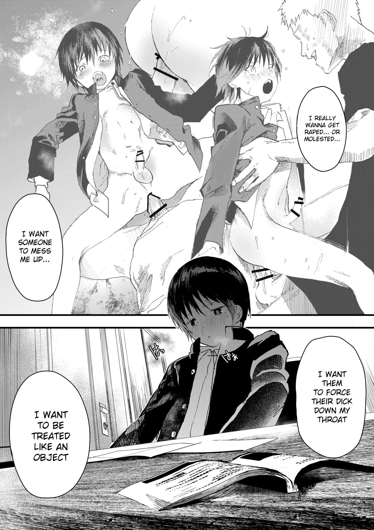 Hatsutaiken Wa Chikan! Rinkan! Mesuochi Jigoku! page 4