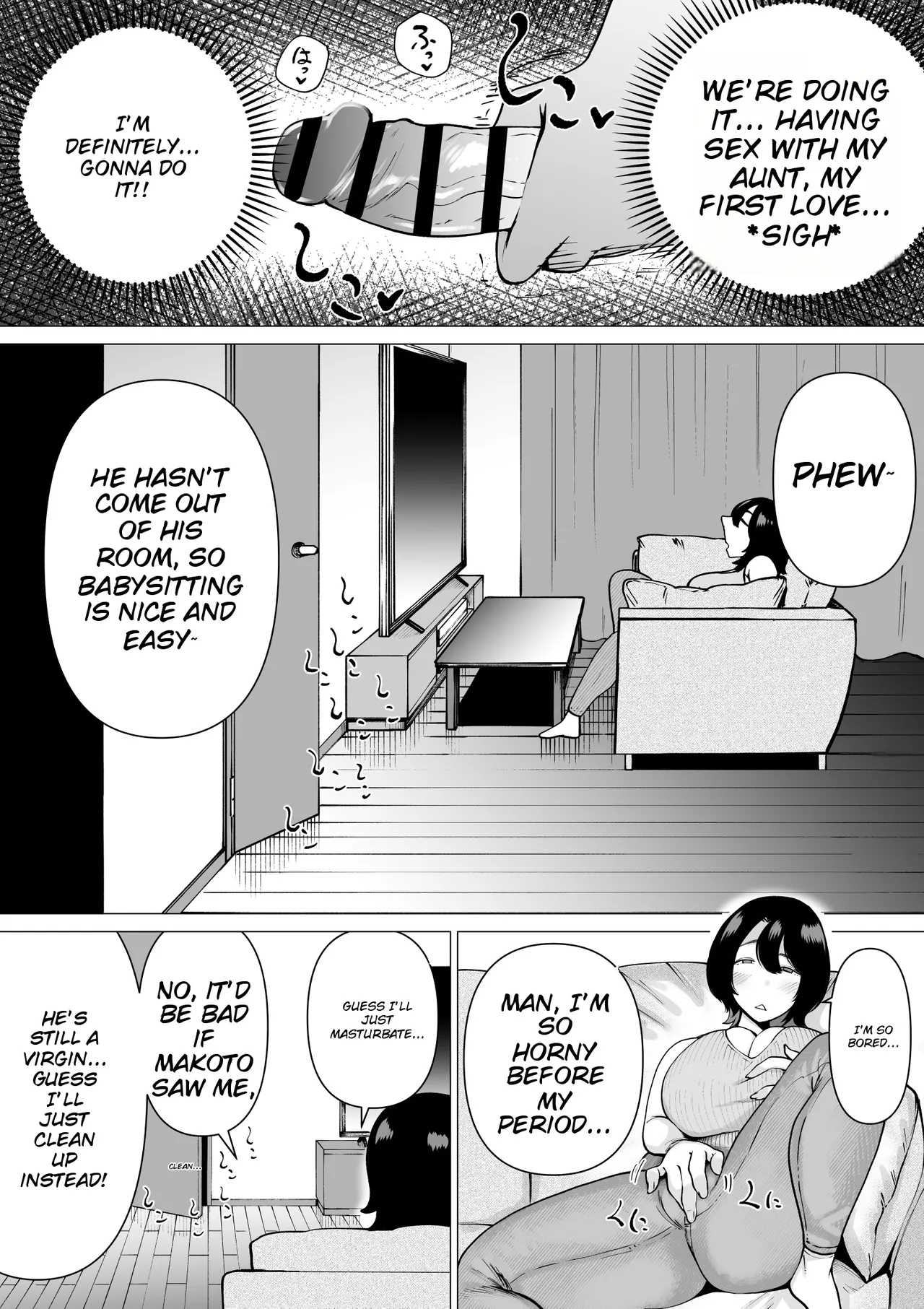 Hikikomori De Ero Manga Kaiteru Doutei Oikko To Oba-san Ga Icha Love Sex Suru Hanashi page 7