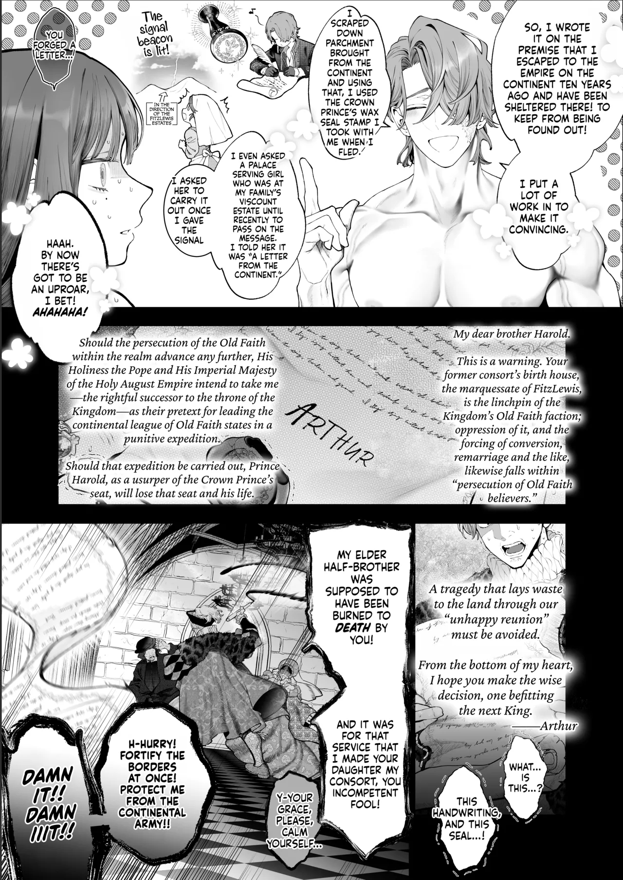 Houtou Kizoku Wa Moto Outaishihi To No Haramasekon De Isogashii - The Rake And The Once Crowned Princess page 136