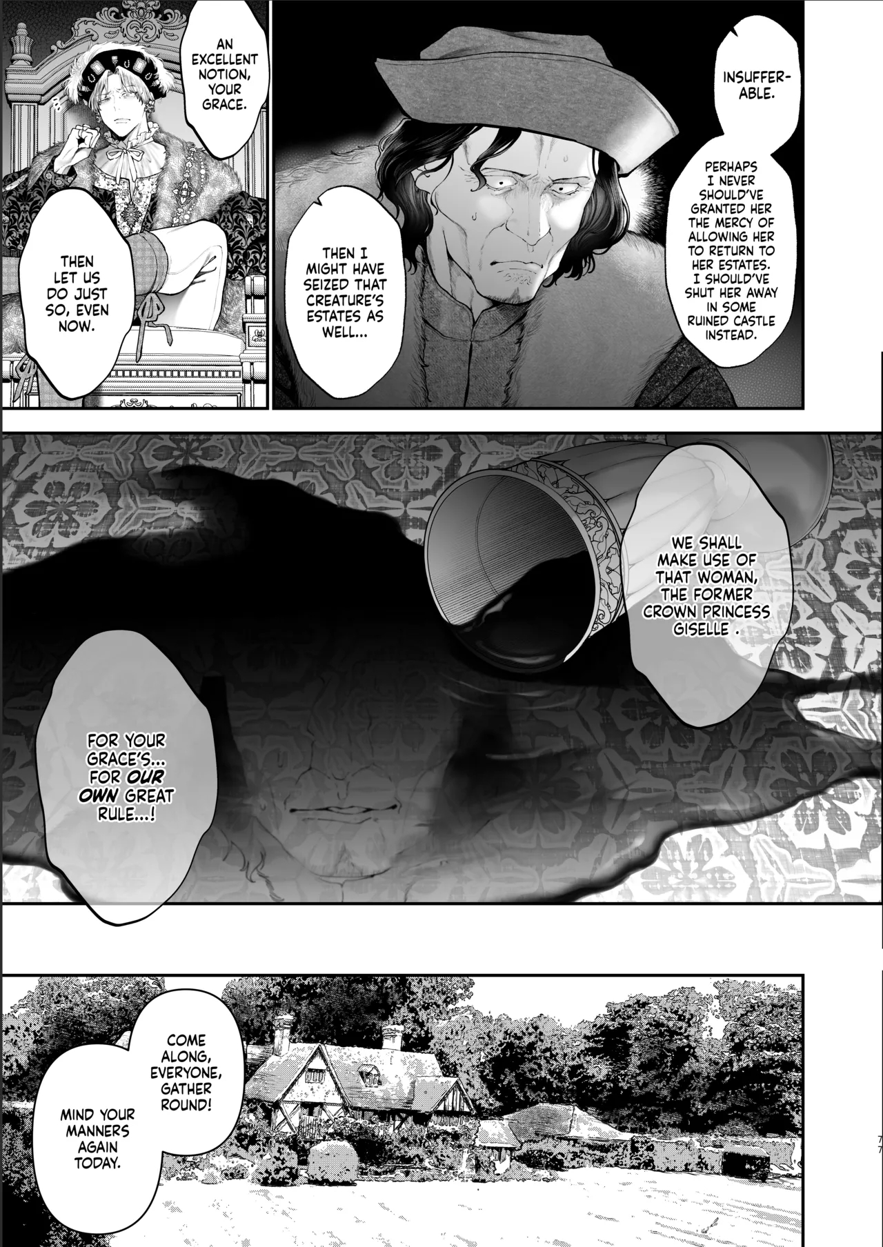 Houtou Kizoku Wa Moto Outaishihi To No Haramasekon De Isogashii - The Rake And The Once Crowned Princess page 76