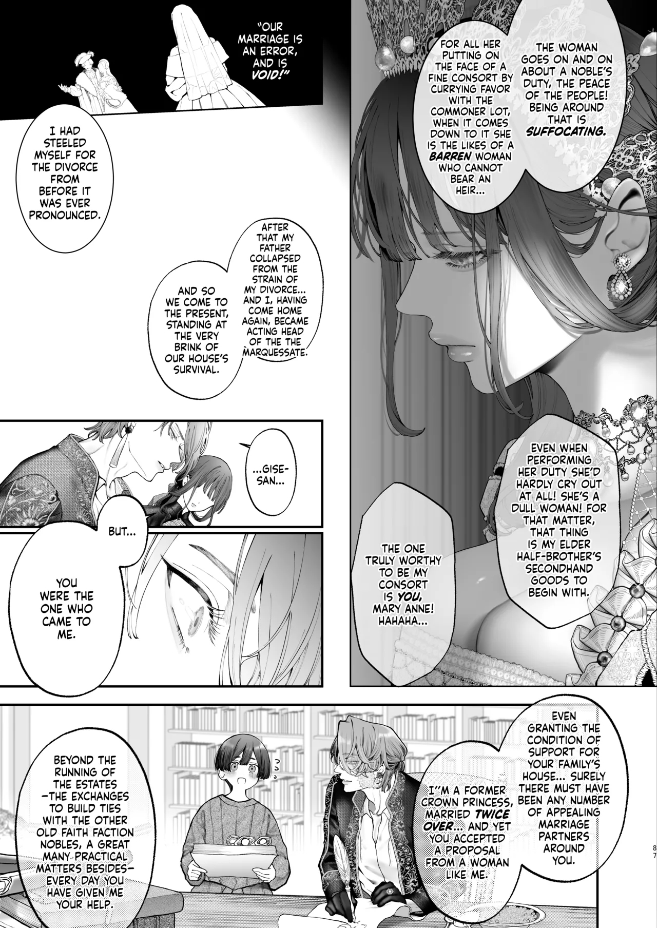 Houtou Kizoku Wa Moto Outaishihi To No Haramasekon De Isogashii - The Rake And The Once Crowned Princess page 86
