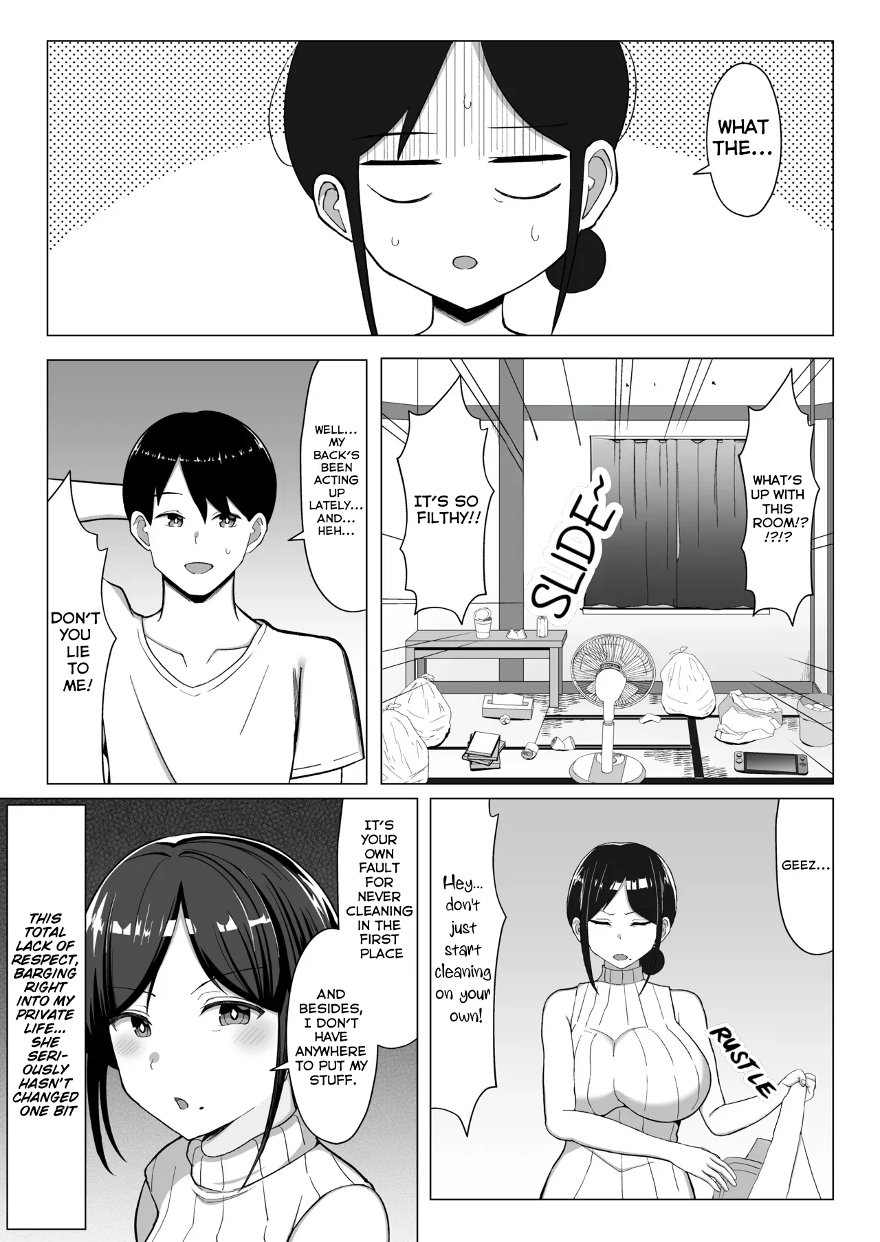 How I Ended Up Sharing My Four-and-a-half-mat Room With My Mom 1+2 page 4