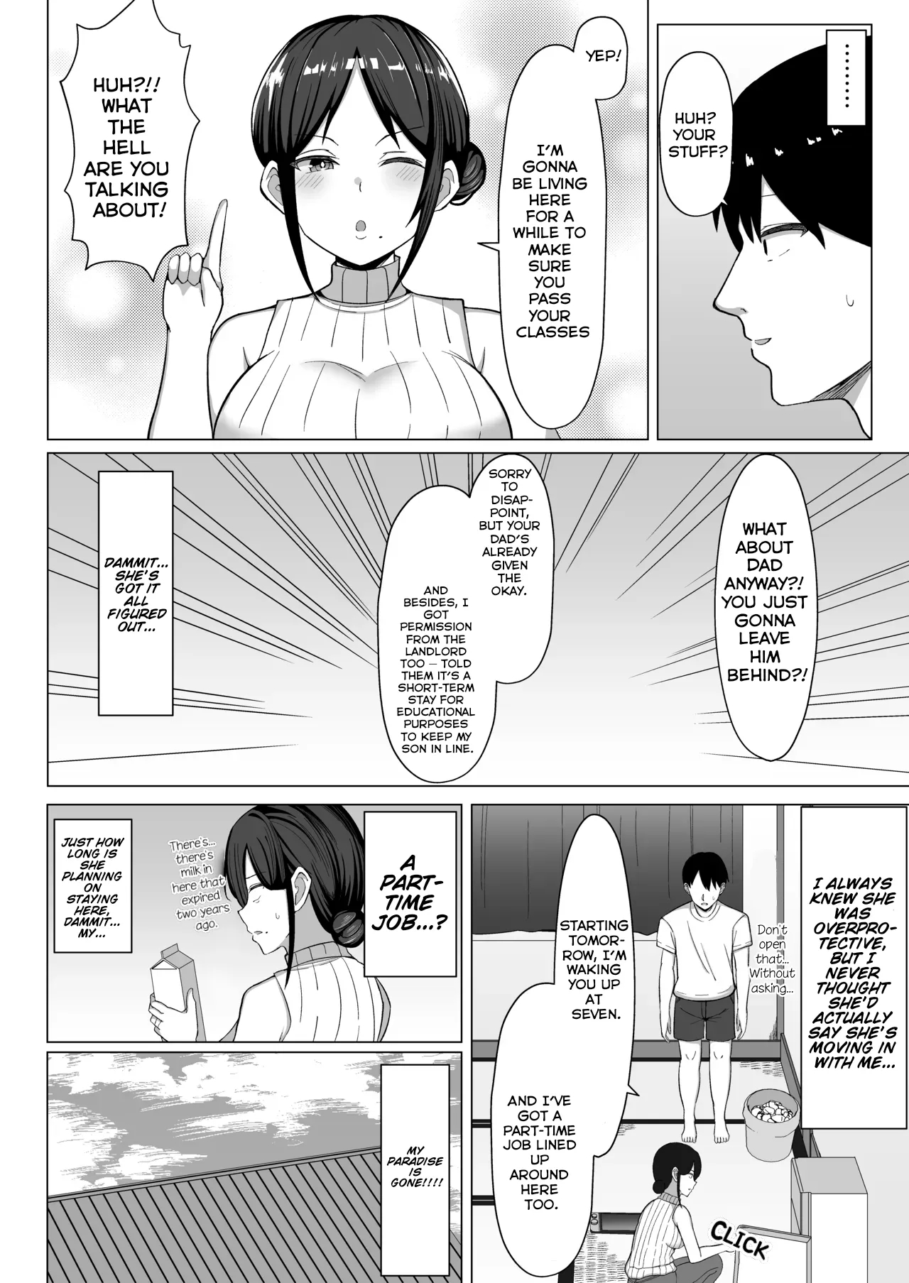 How I Ended Up Sharing My Four-and-a-half-mat Room With My Mom 1+2 page 5