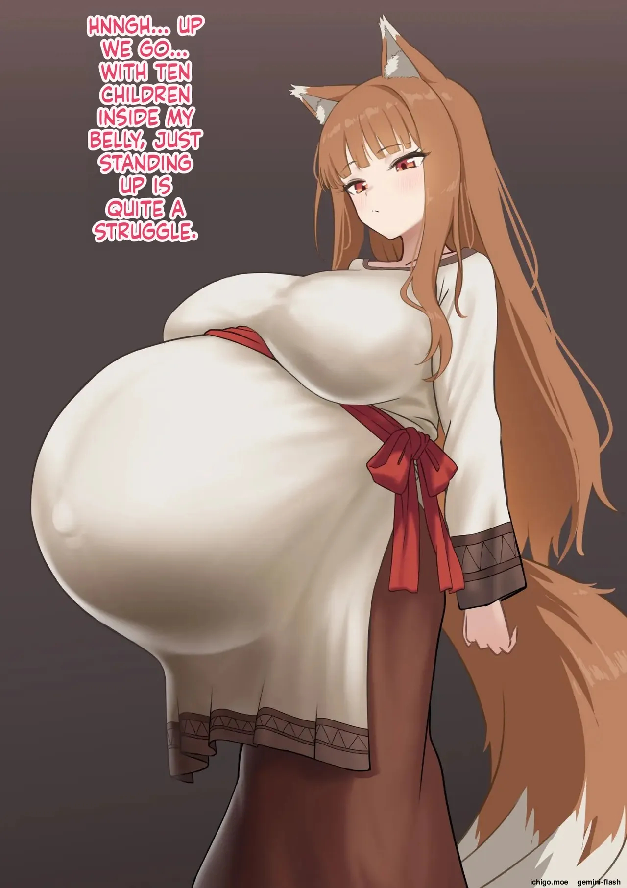 Ken Ookami Ha Gokiburi Ni Hara No Ko Wo Sasageru page 3