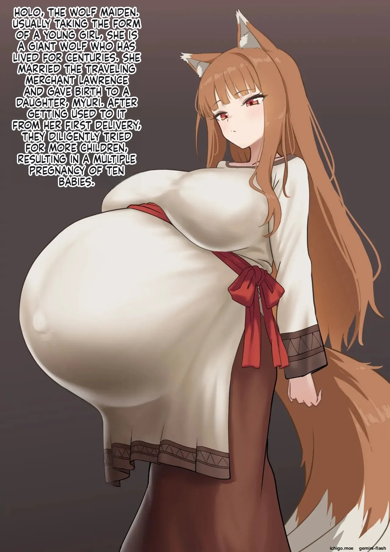Ken Ookami Ha Gokiburi Ni Hara No Ko Wo Sasageru page 4