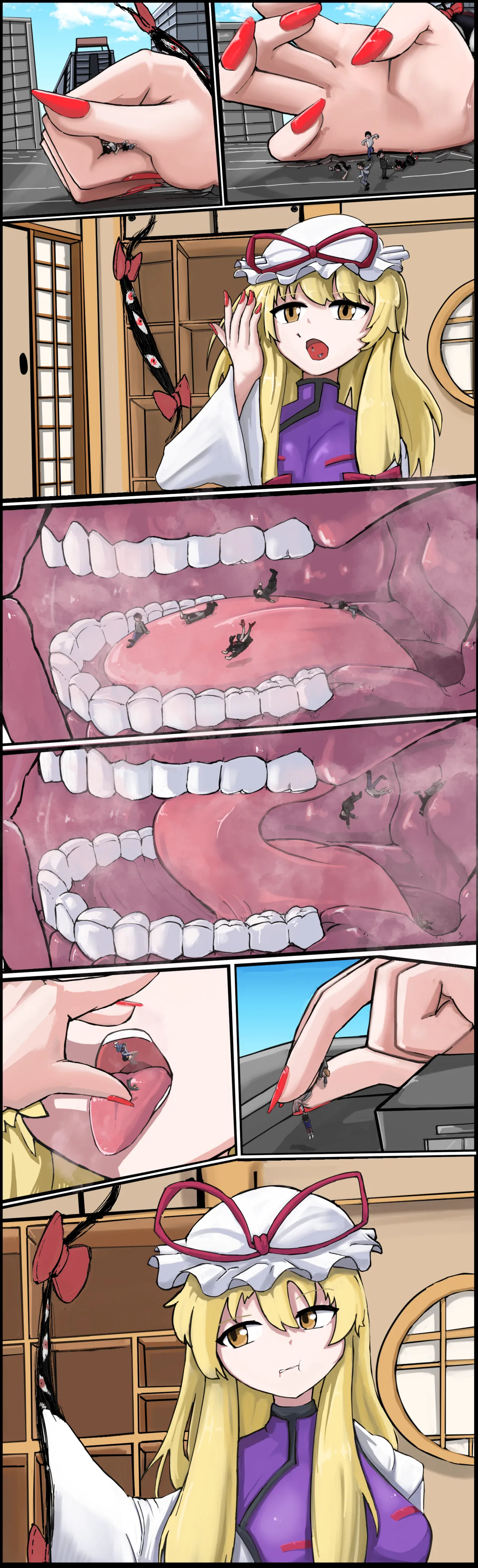 Kobito Jūrin Onanī Suru Futa Yakumo-san page 4