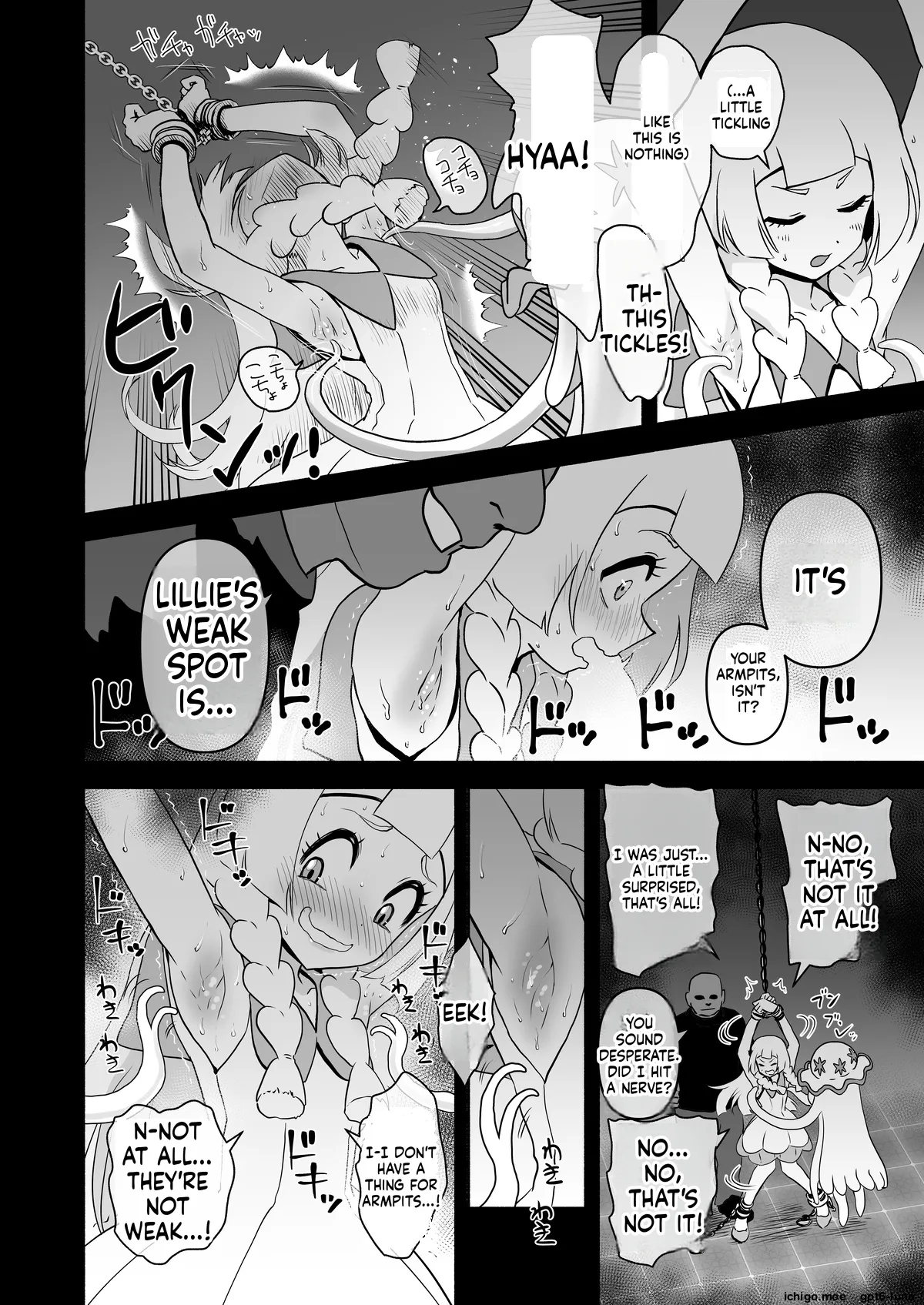 Lillie's Humiliating Armpit Tickling page 2