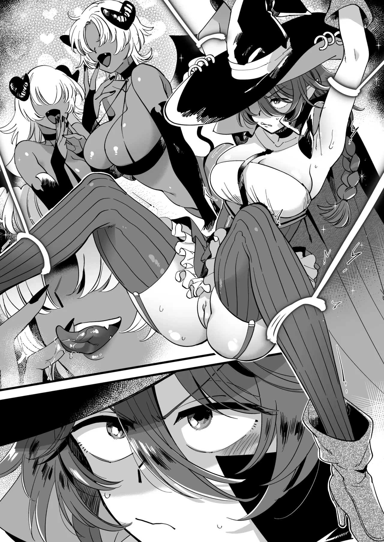 Mahoutsukai Manuba Ga Rezu Sakyubasu Ni Tsukamatte Hitasura Kuri Semesarete Shimau page 11