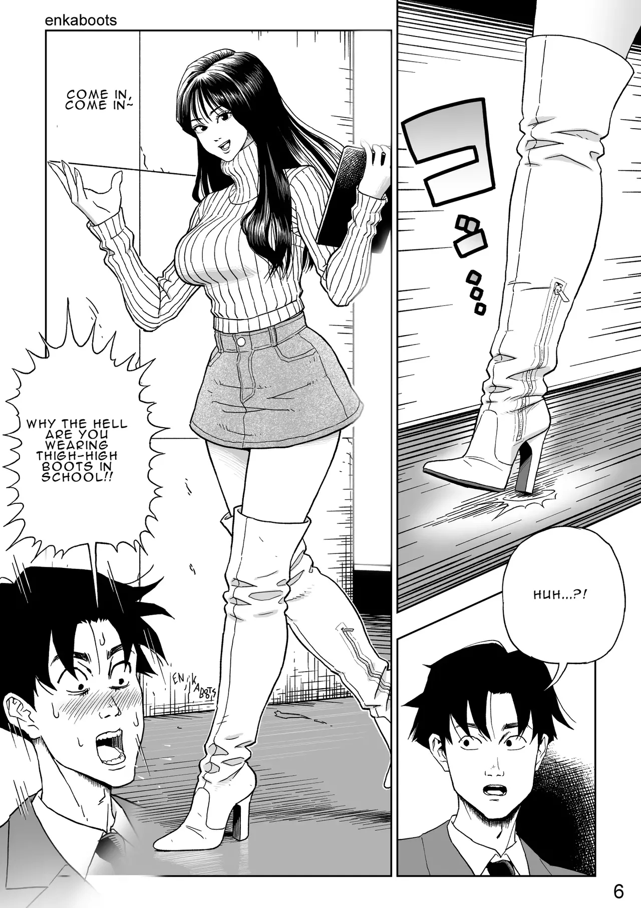 Manga 3 "my Stepmother Is A Leather Queen" page 10