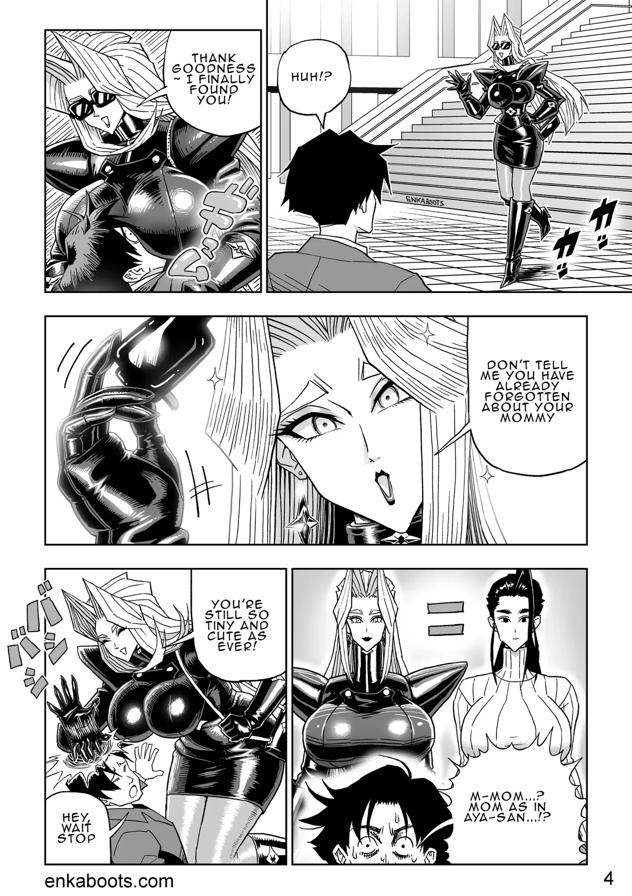 Manga 3 "my Stepmother Is A Leather Queen" page 8