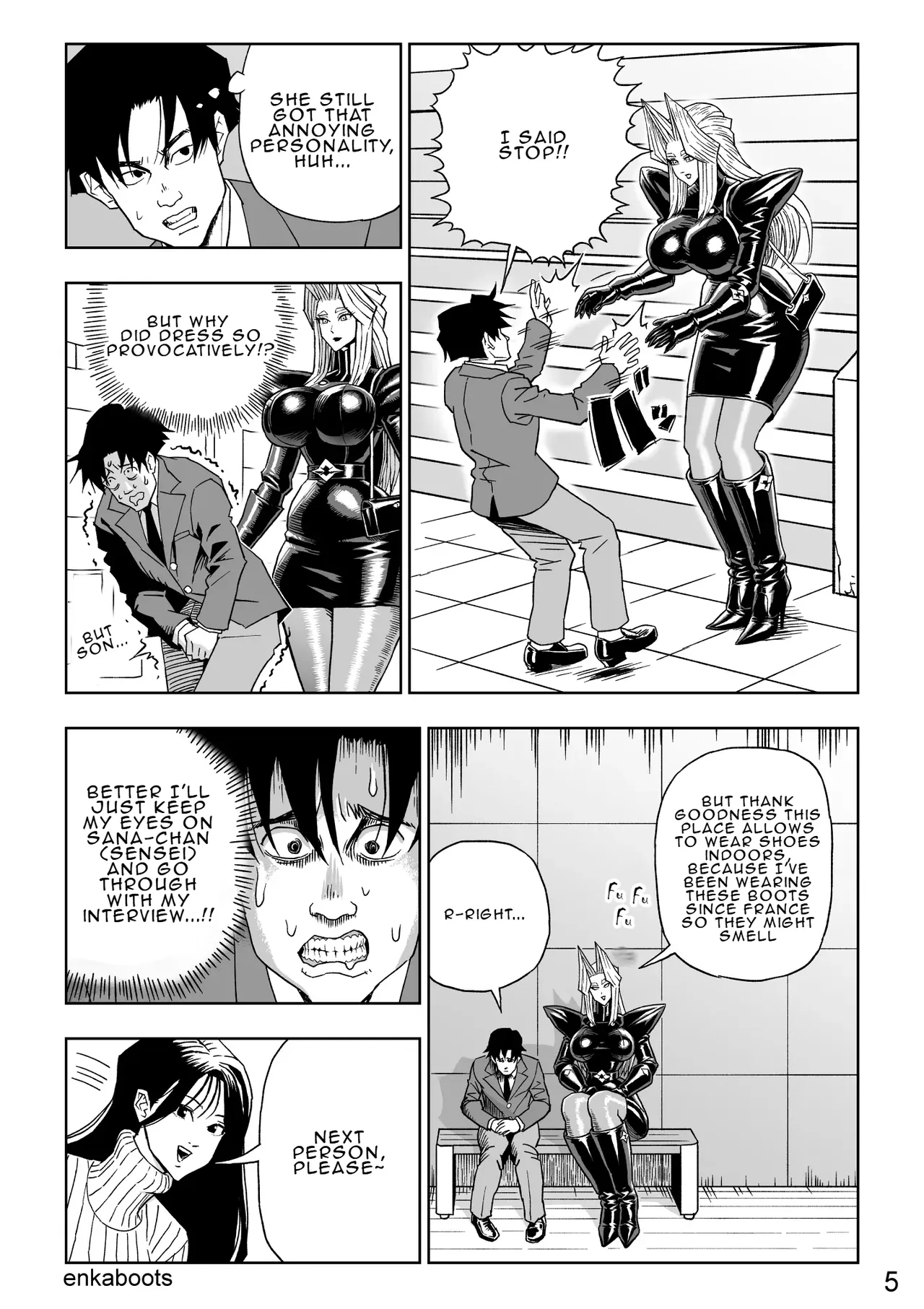 Manga 3 "my Stepmother Is A Leather Queen" page 9