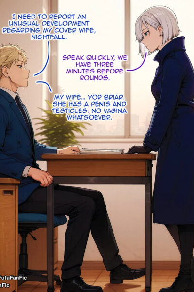 Mrs. Forger's Little Secret - Yor And Fiona - Futanari - page 1