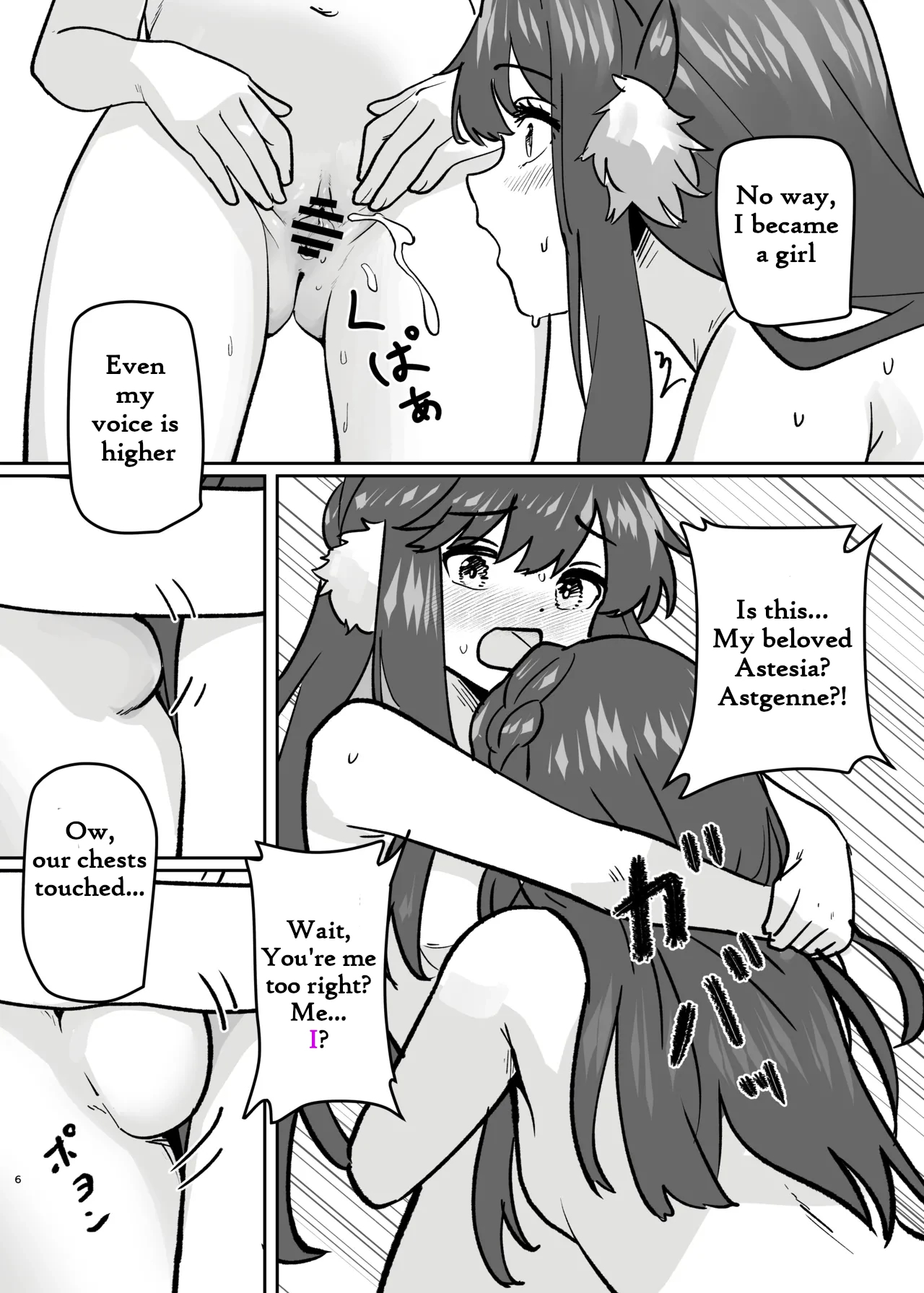 My Body Split Into Two Sisters Tsf page 7