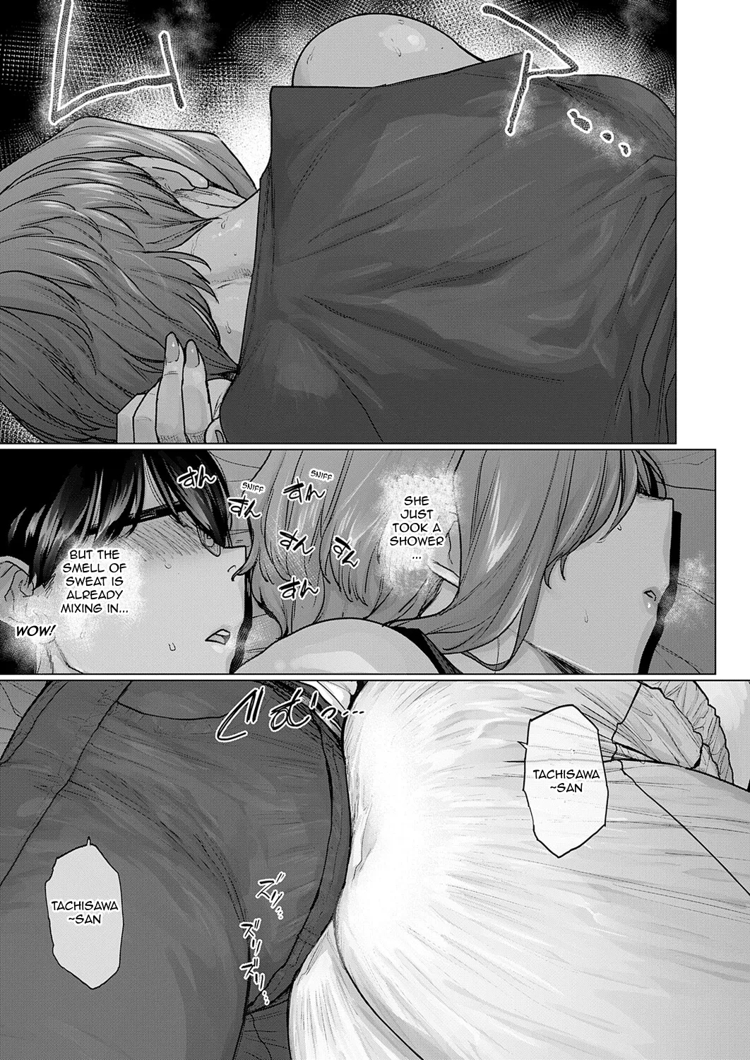 My Huge Senpai At Work Is Scary And Cute page 13