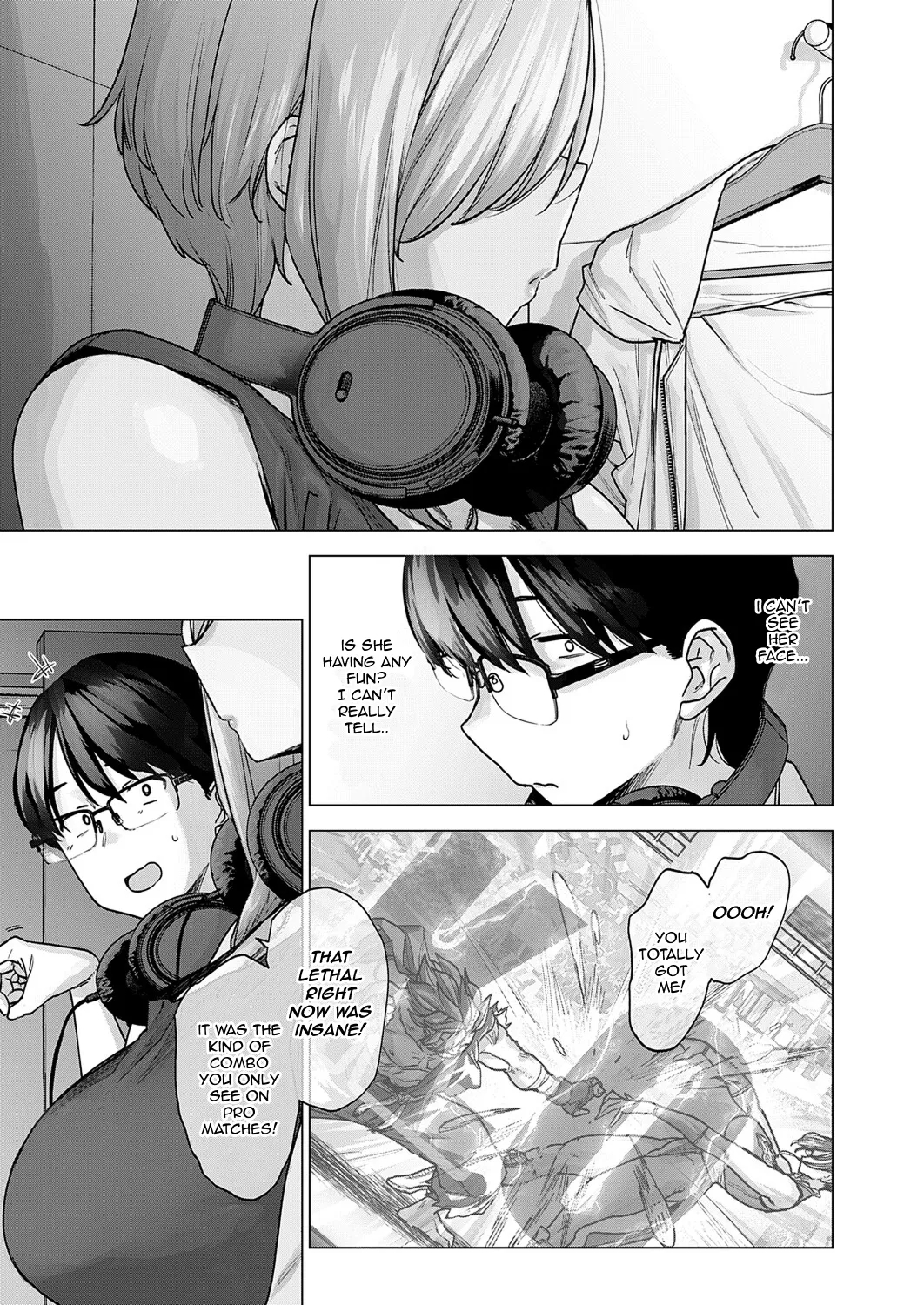 My Huge Senpai At Work Is Scary And Cute page 7