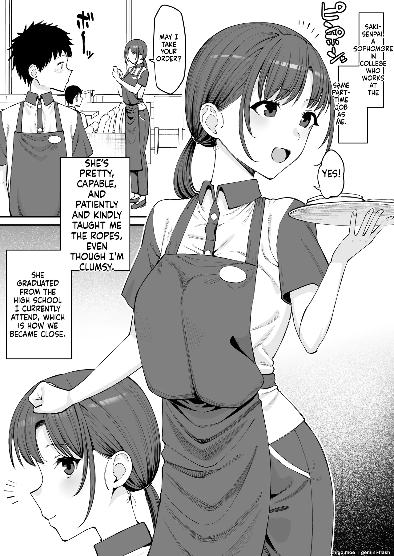 My Part-time Job Senior Is The Manager’s Sex Friend page 2