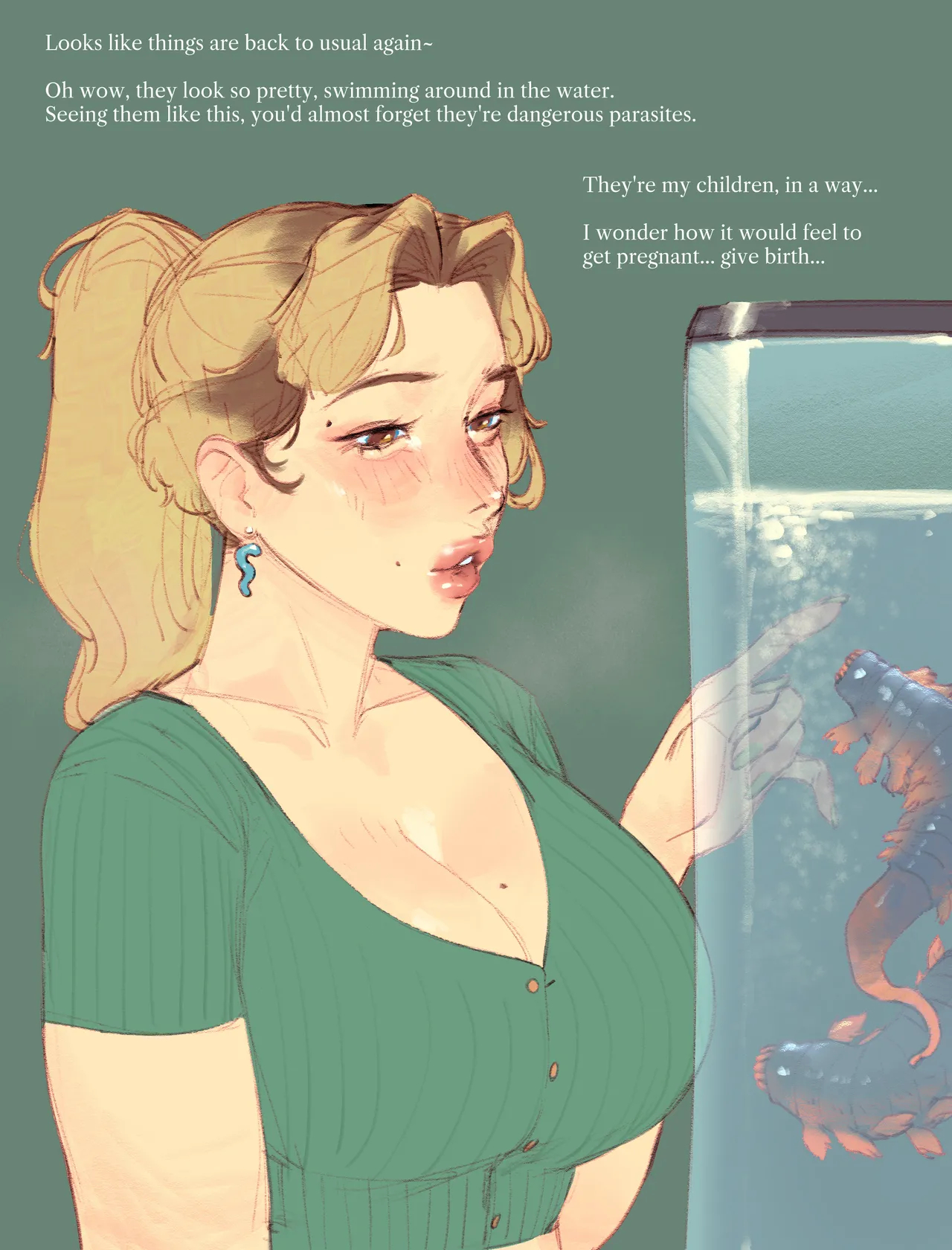 My Wife Births Worms From... + Extras page 9