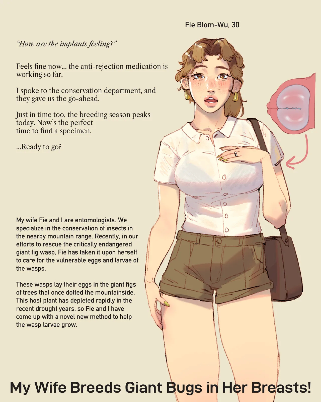 My Wife Breeds Giant Bugs In...? + Extras page 1