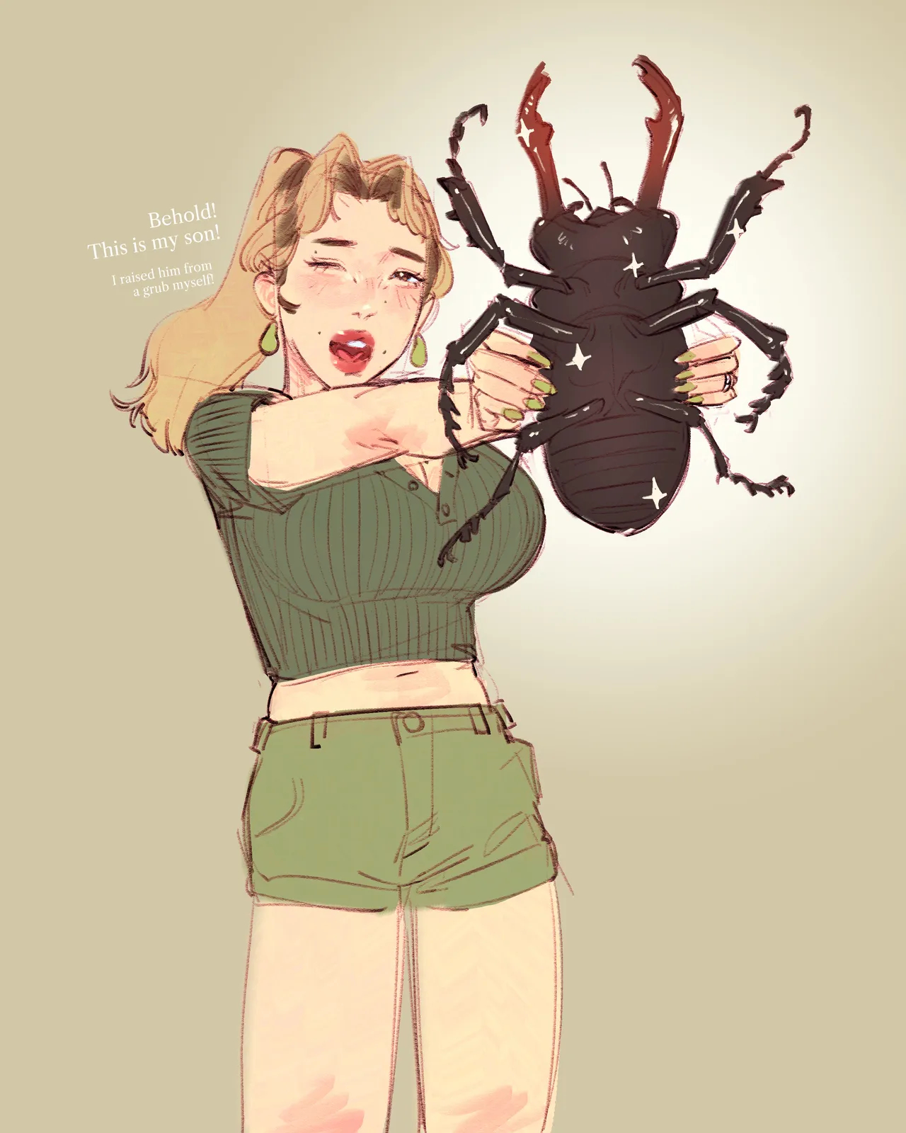 My Wife Breeds Giant Bugs In...? + Extras page 12