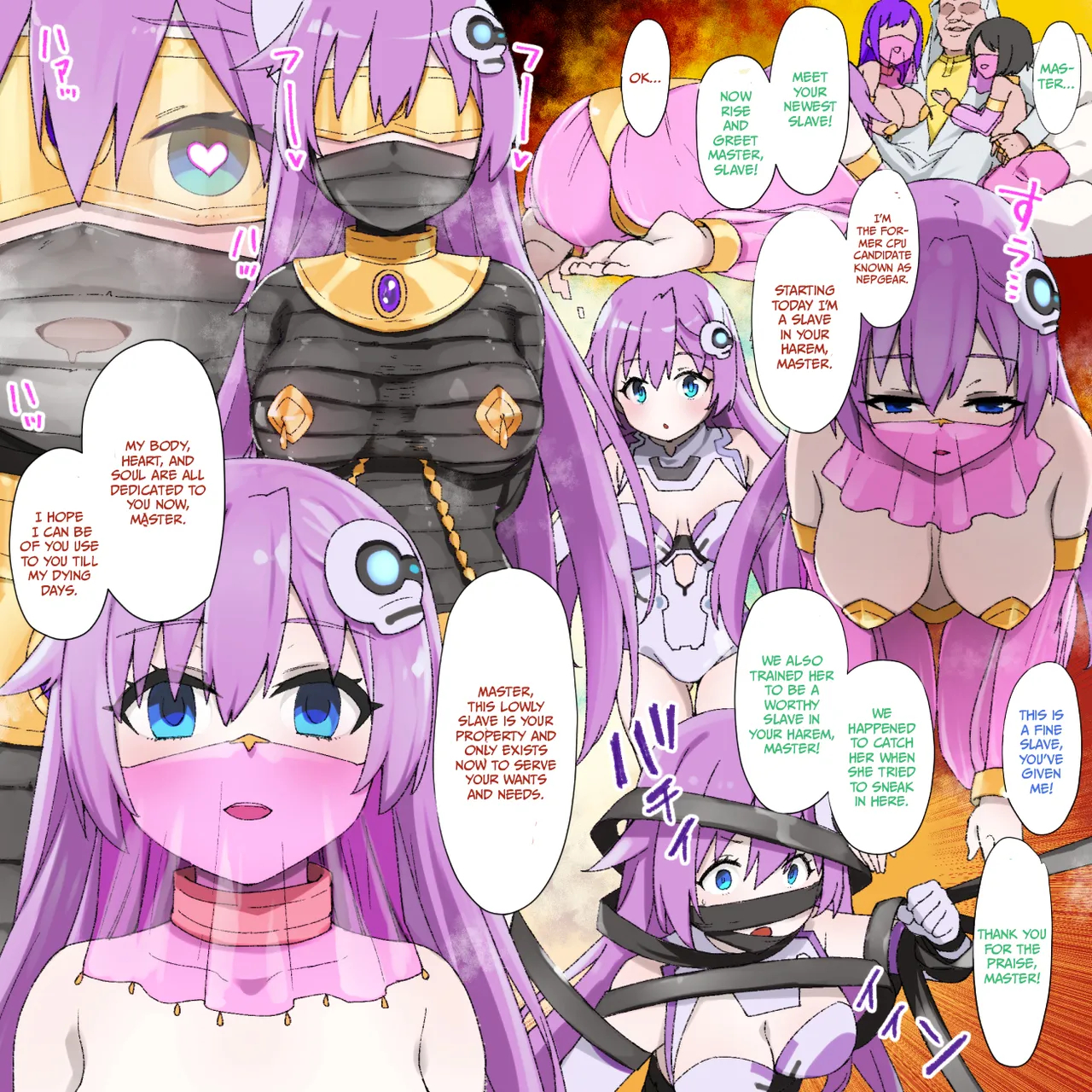 Purple Sister Brainwashing page 2