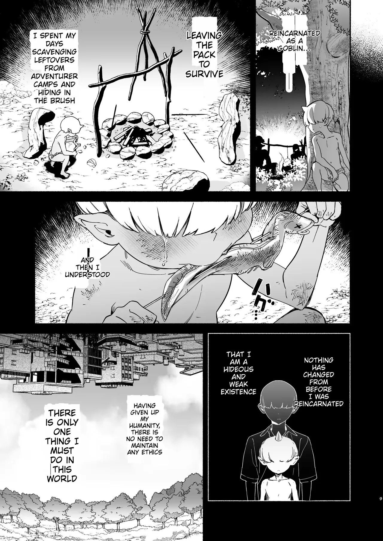 Reincarnated As A Weakling Goblin Drained Dry By A Frustrated Saintess page 9