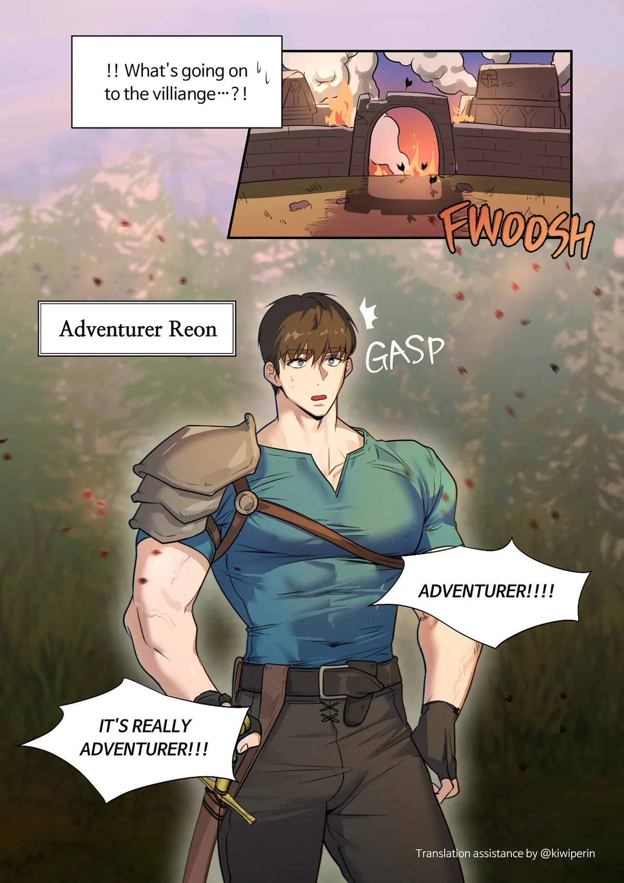 Reon And The Goblin's Cave page 1