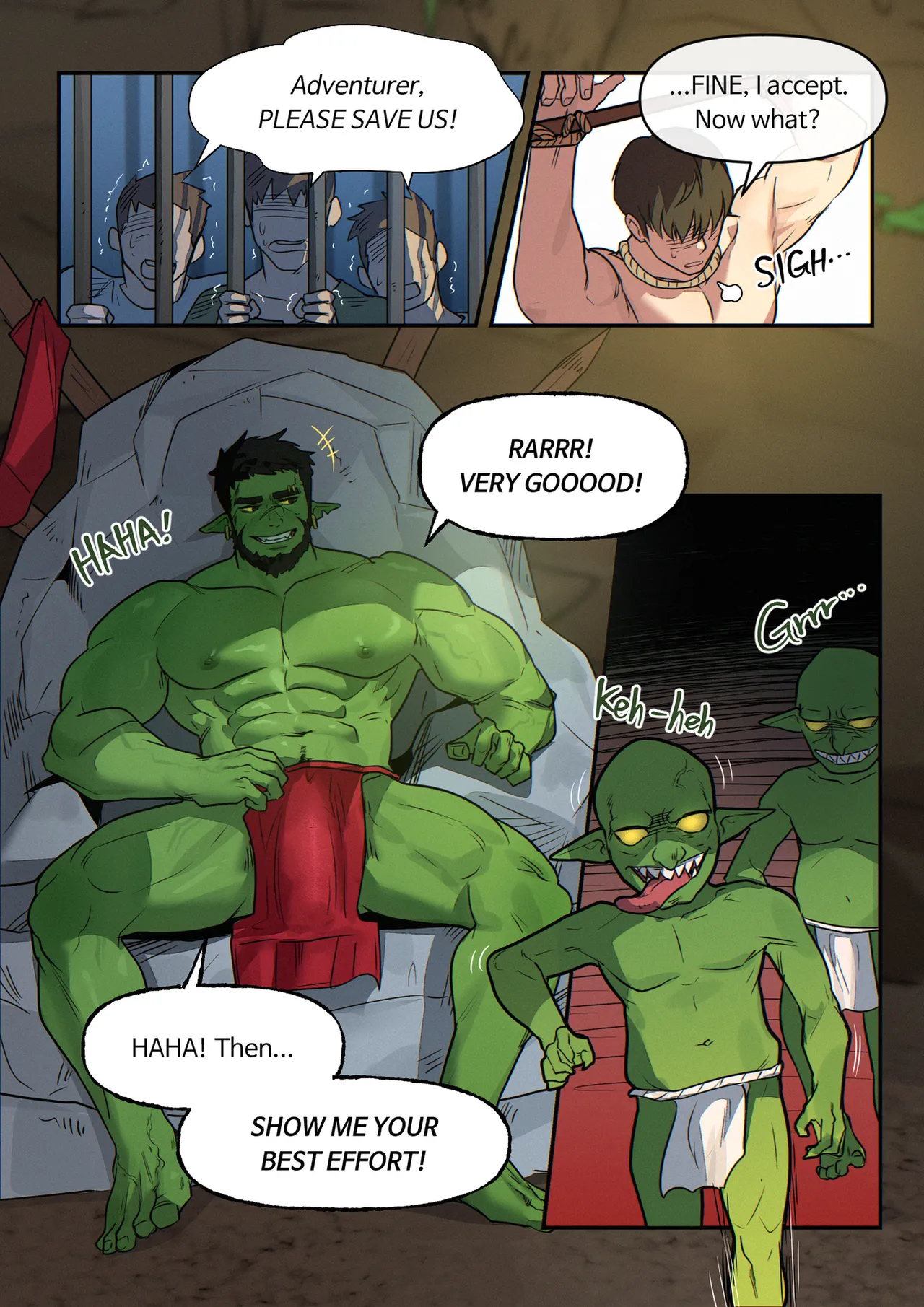 Reon And The Goblin's Cave page 9