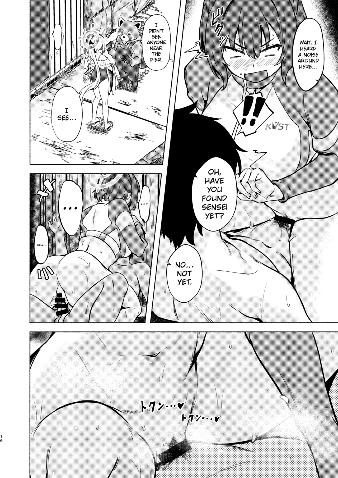 Saki And The Sweaty Summer Stealth Operation! page 16