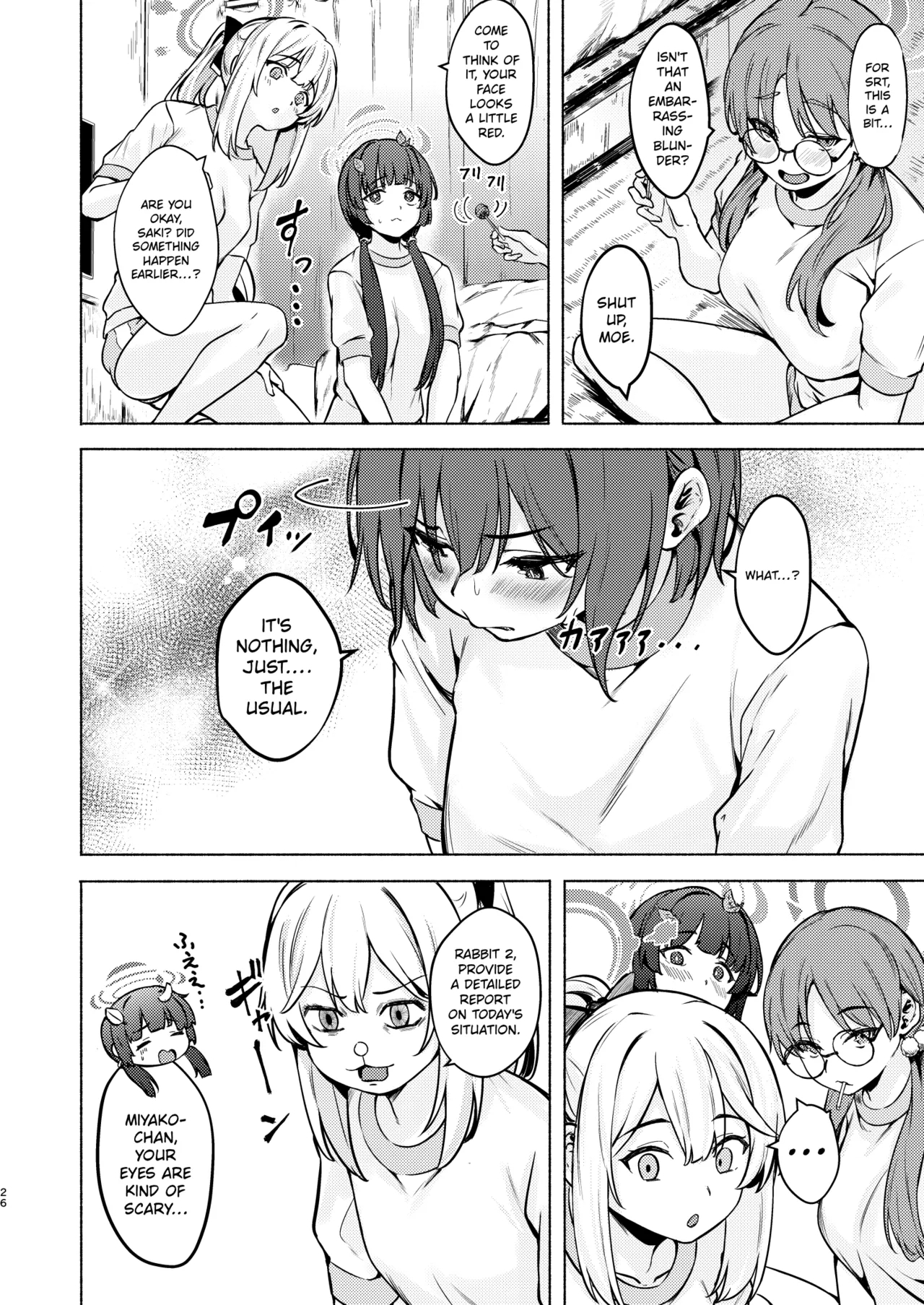 Saki And The Sweaty Summer Stealth Operation! page 26