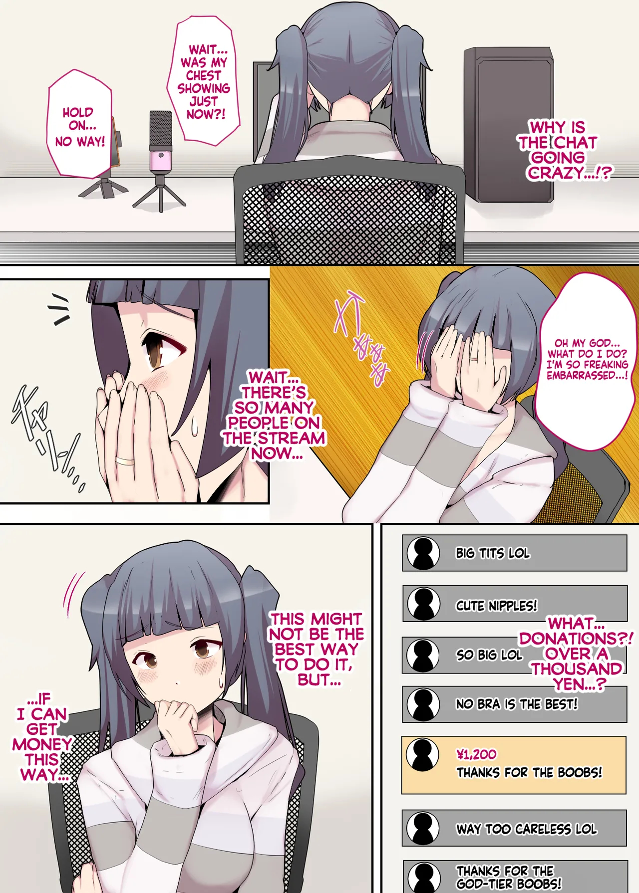 Shiroto Tsuma No Himitsu Haishin ~zenpen~ _ Housewife’s Secret Livestream Part 1 page 10