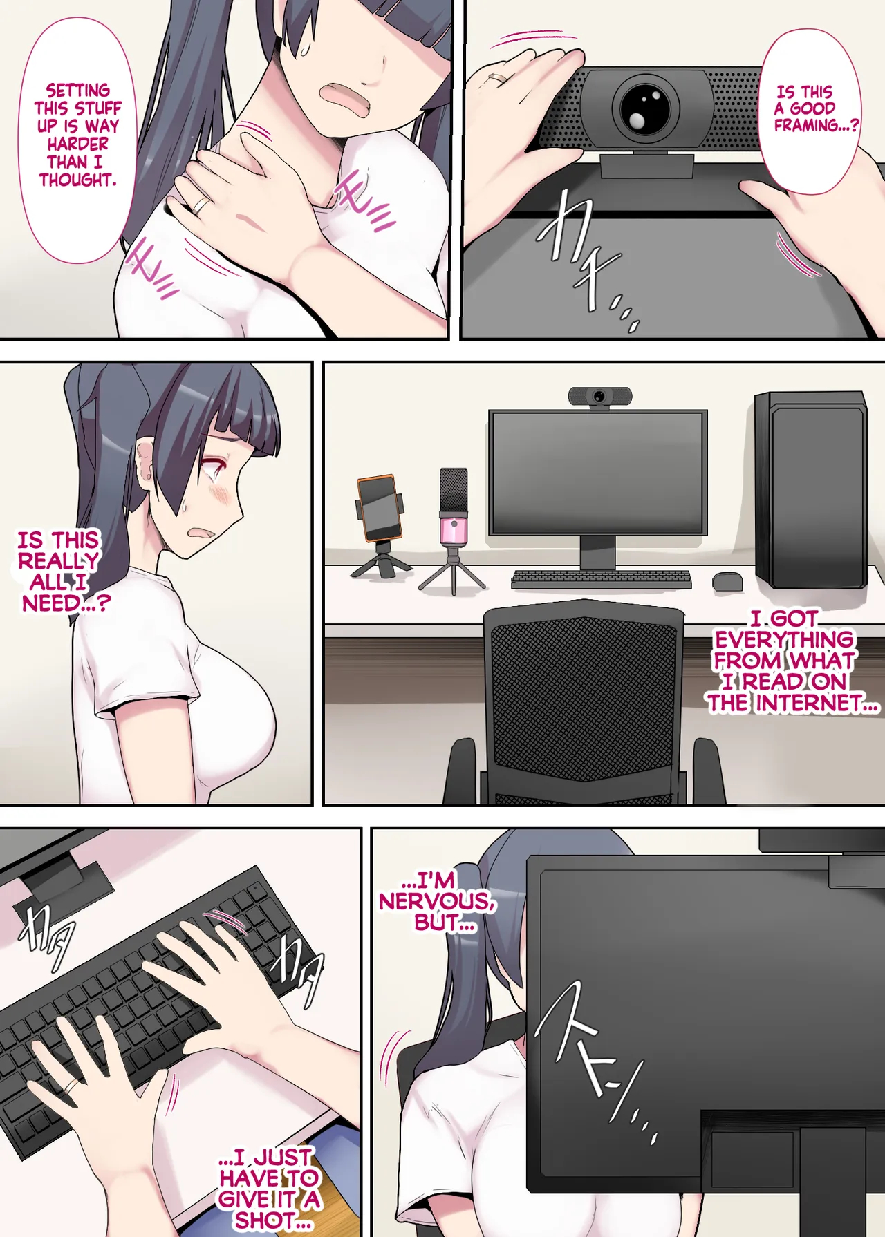 Shiroto Tsuma No Himitsu Haishin ~zenpen~ _ Housewife’s Secret Livestream Part 1 page 7