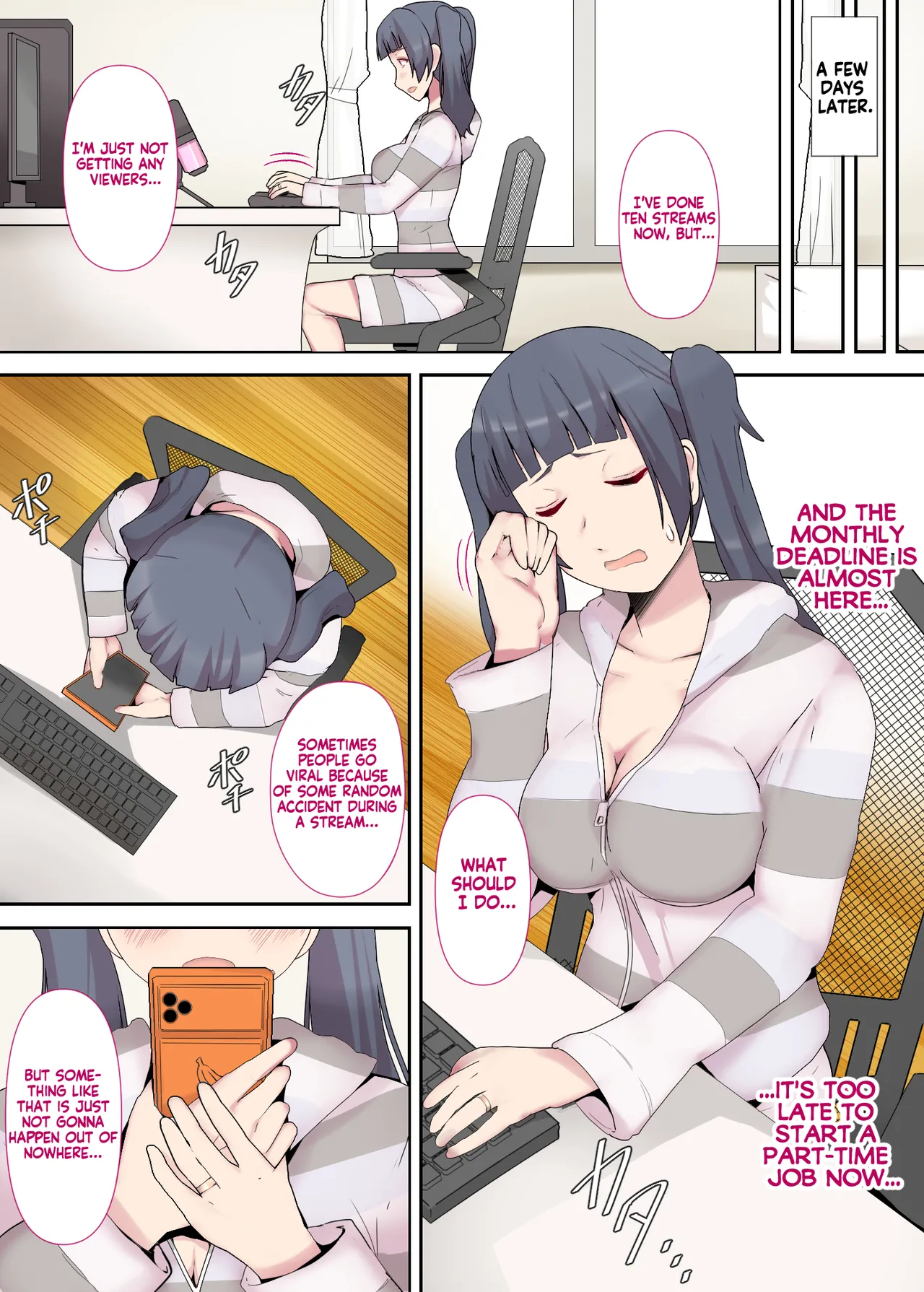 Shiroto Tsuma No Himitsu Haishin ~zenpen~ _ Housewife’s Secret Livestream Part 1 page 8