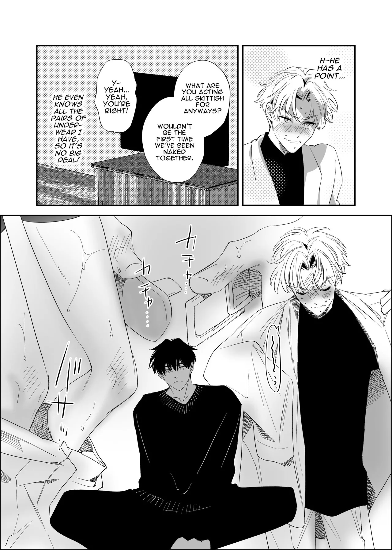 Straight Guy Turned Cuntboy Has Intense Mating Sex With His 190cm Longtime Male Friend page 13