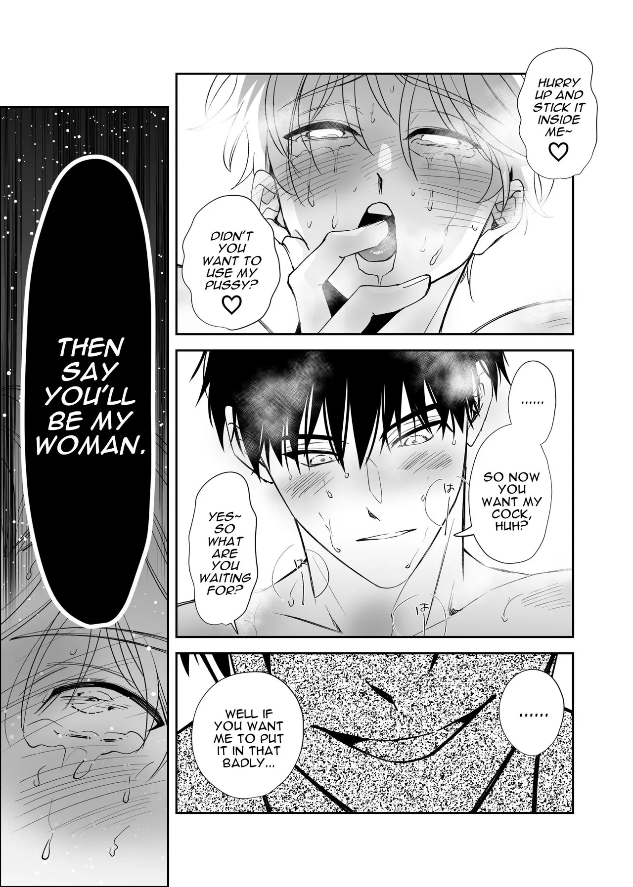 Straight Guy Turned Cuntboy Has Intense Mating Sex With His 190cm Longtime Male Friend page 33