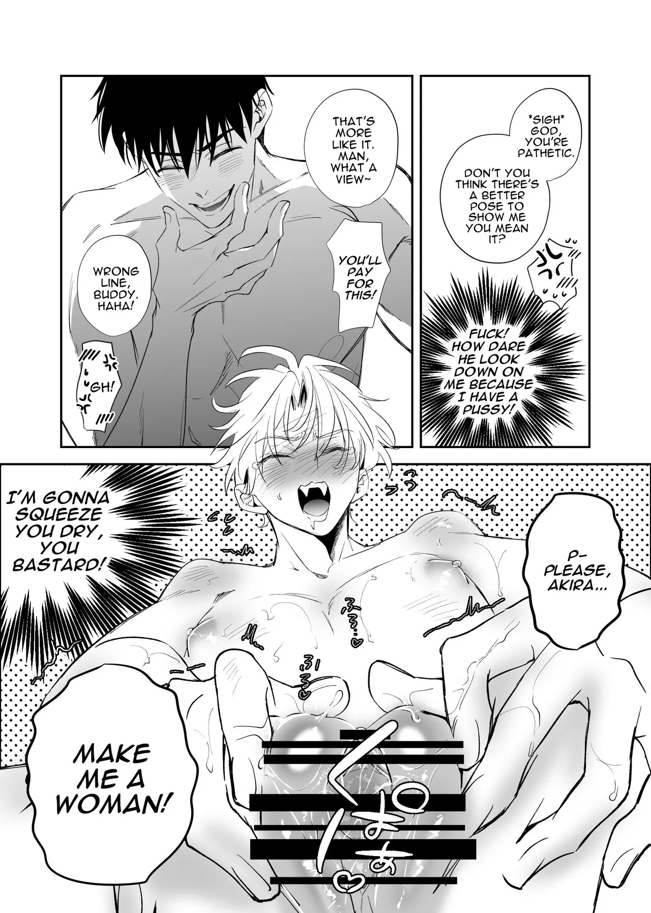 Straight Guy Turned Cuntboy Has Intense Mating Sex With His 190cm Longtime Male Friend page 36