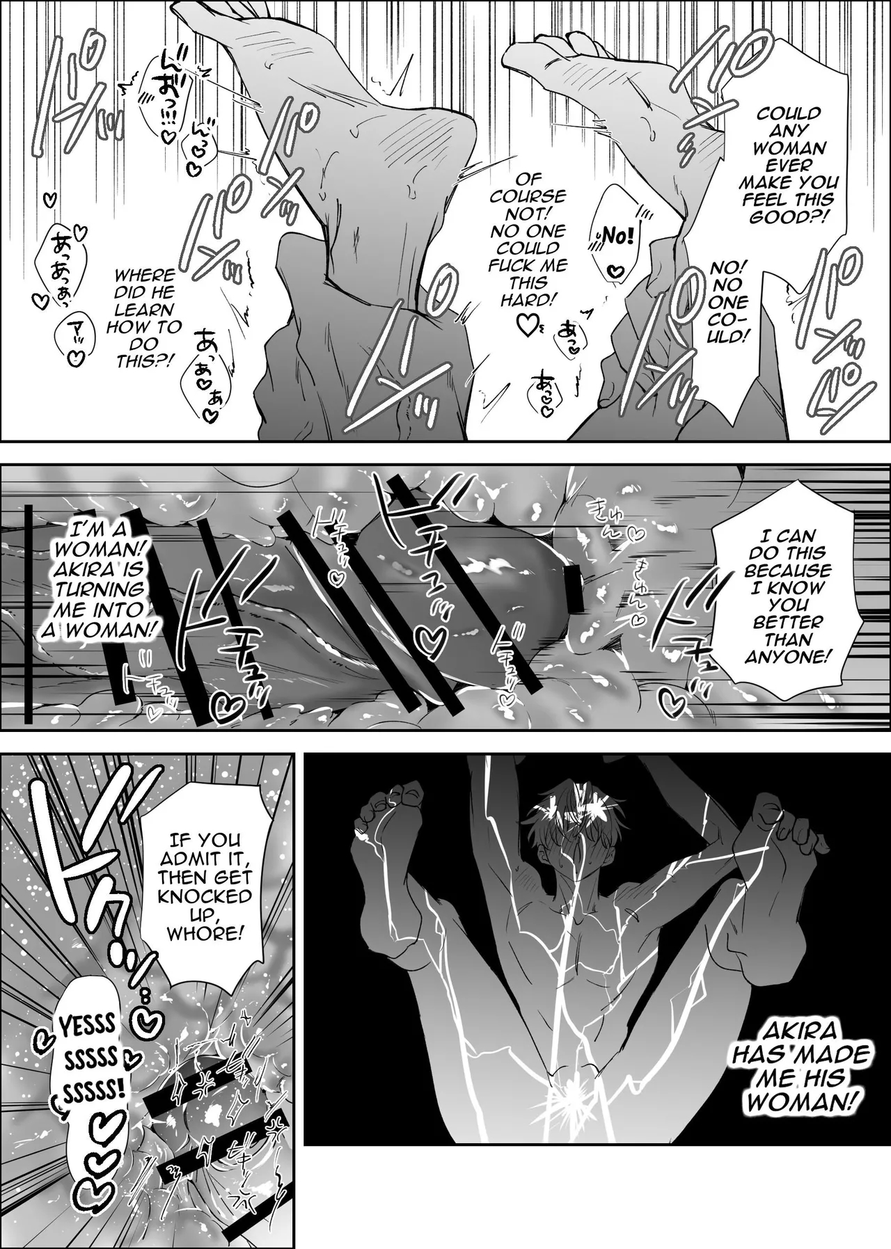Straight Guy Turned Cuntboy Has Intense Mating Sex With His 190cm Longtime Male Friend page 43