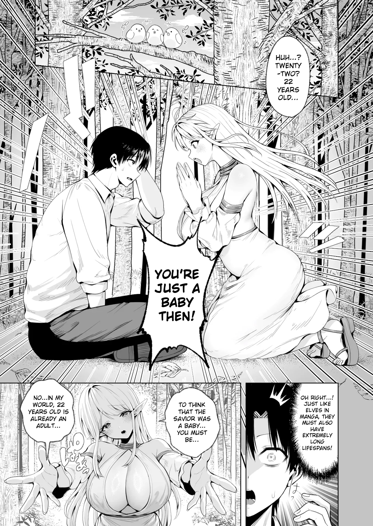 Summoned To Another World As A Breeder, I Get Spoiled And Have Non-stop Sex With My Elf Mommy page 12