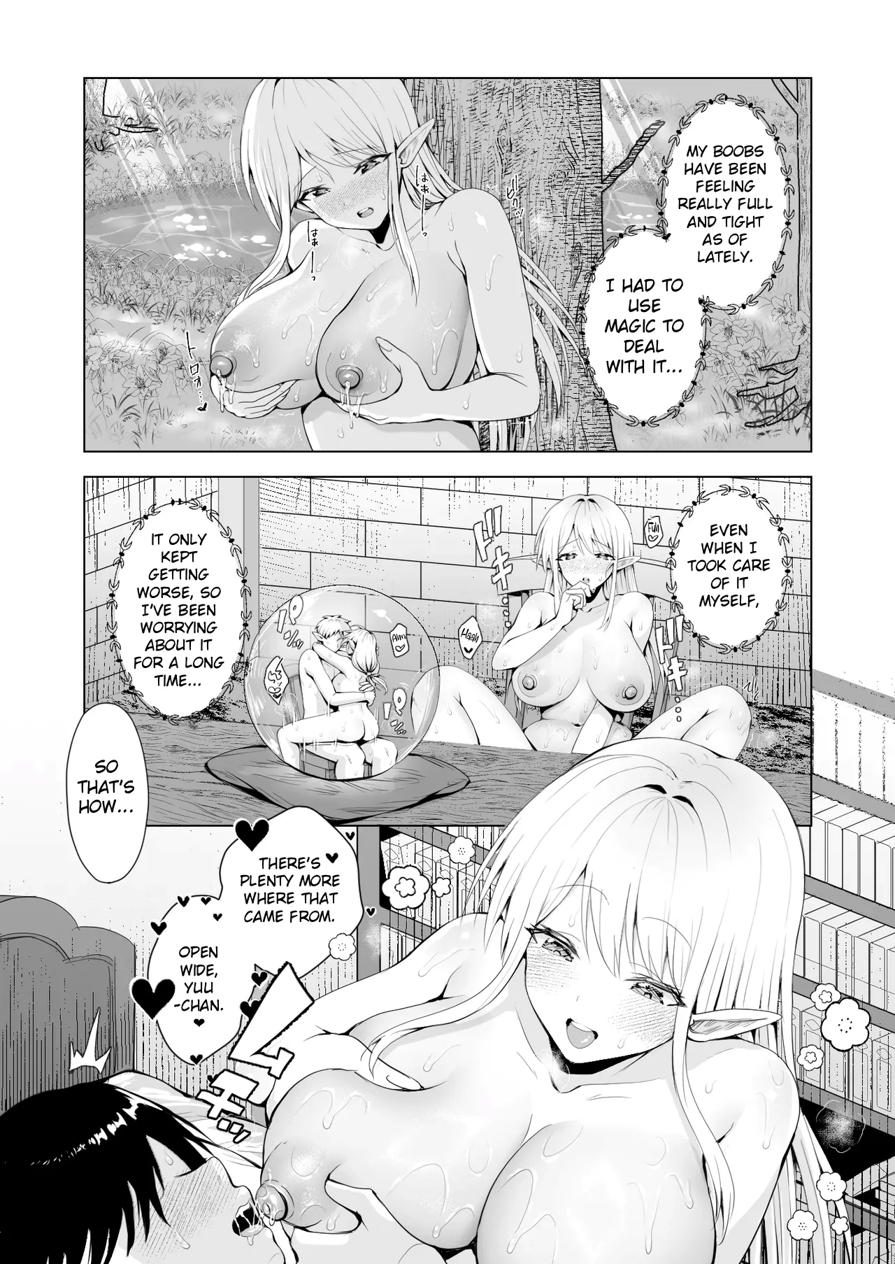 Summoned To Another World As A Breeder, I Get Spoiled And Have Non-stop Sex With My Elf Mommy page 26