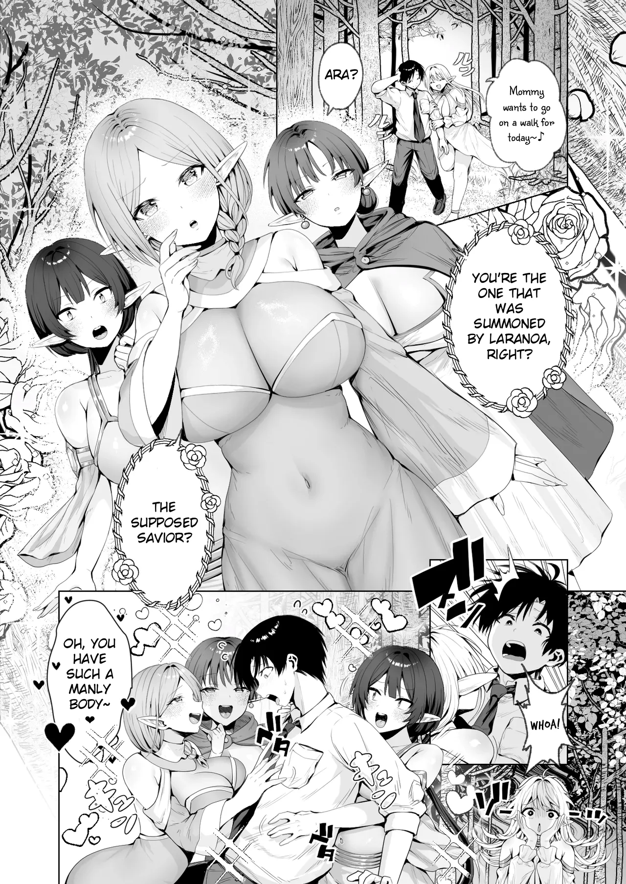 Summoned To Another World As A Breeder, I Get Spoiled And Have Non-stop Sex With My Elf Mommy page 49