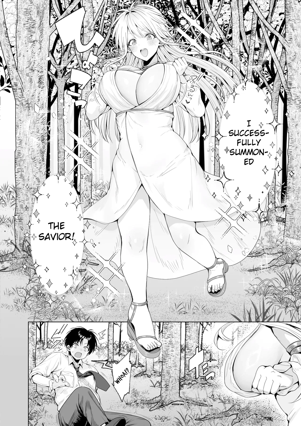 Summoned To Another World As A Breeder, I Get Spoiled And Have Non-stop Sex With My Elf Mommy page 7