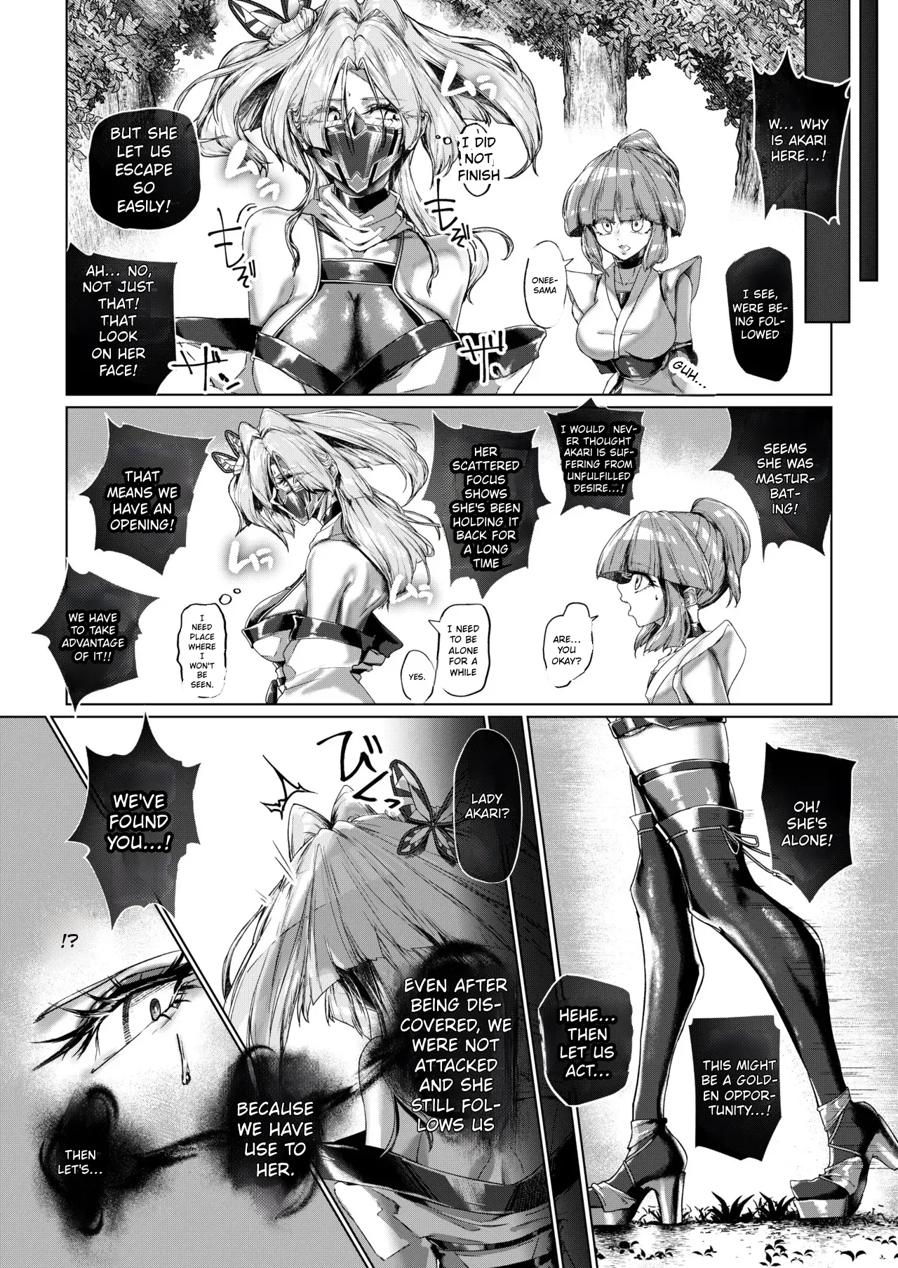 The Throbbing Strongest Kunoichi The Moment She Sinks And Falls Into Carnal Desire page 11