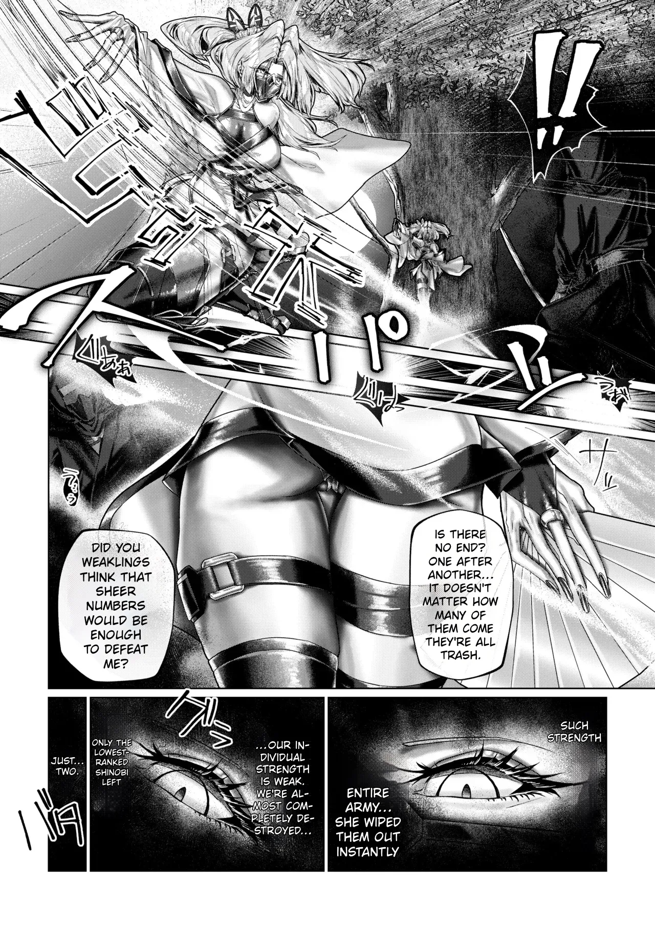 The Throbbing Strongest Kunoichi The Moment She Sinks And Falls Into Carnal Desire page 3