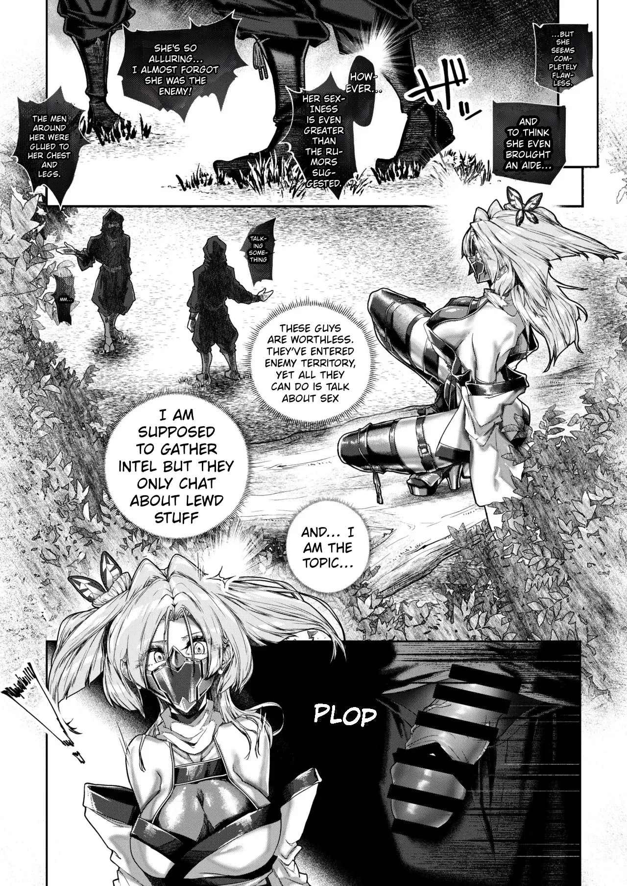The Throbbing Strongest Kunoichi The Moment She Sinks And Falls Into Carnal Desire page 7