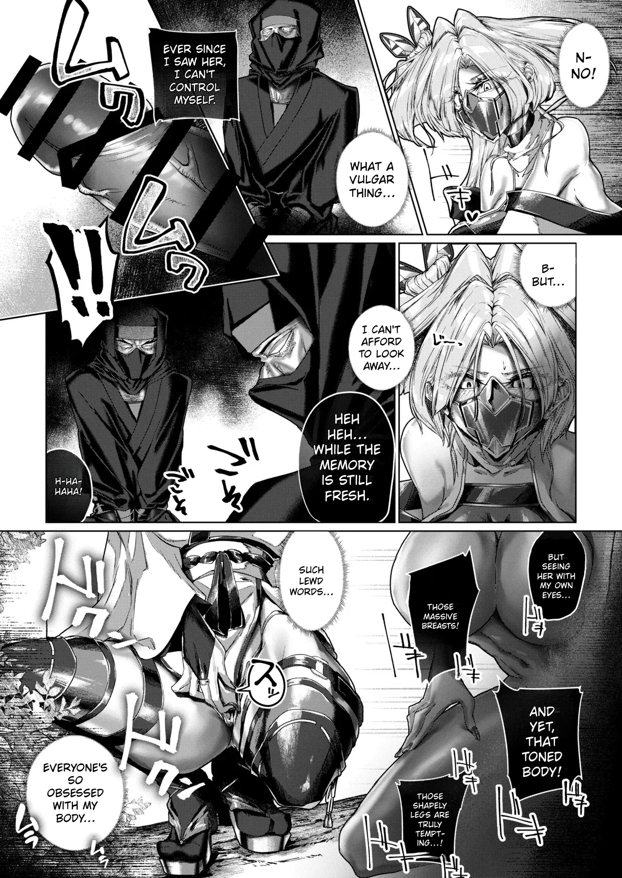 The Throbbing Strongest Kunoichi The Moment She Sinks And Falls Into Carnal Desire page 8