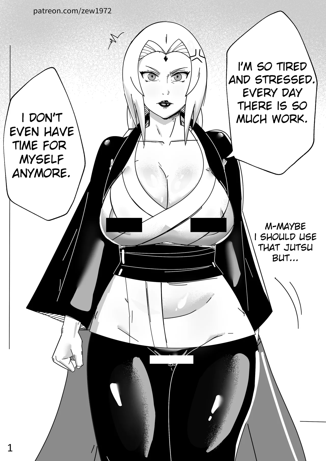 Tsunade - Forbidden Jutsu - Naruto page 1